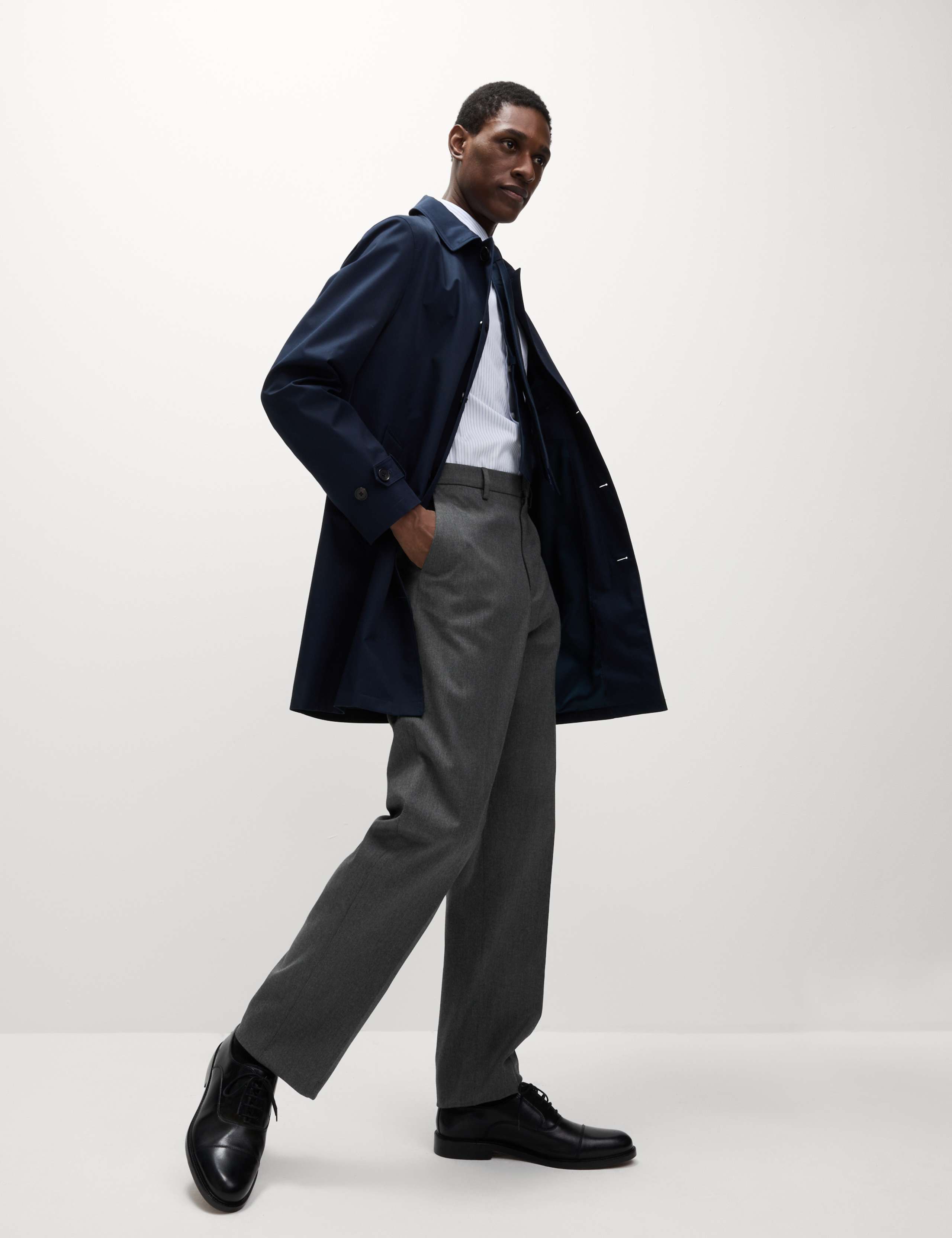 Loose Fit Smart Stretch Trousers 4 of 6