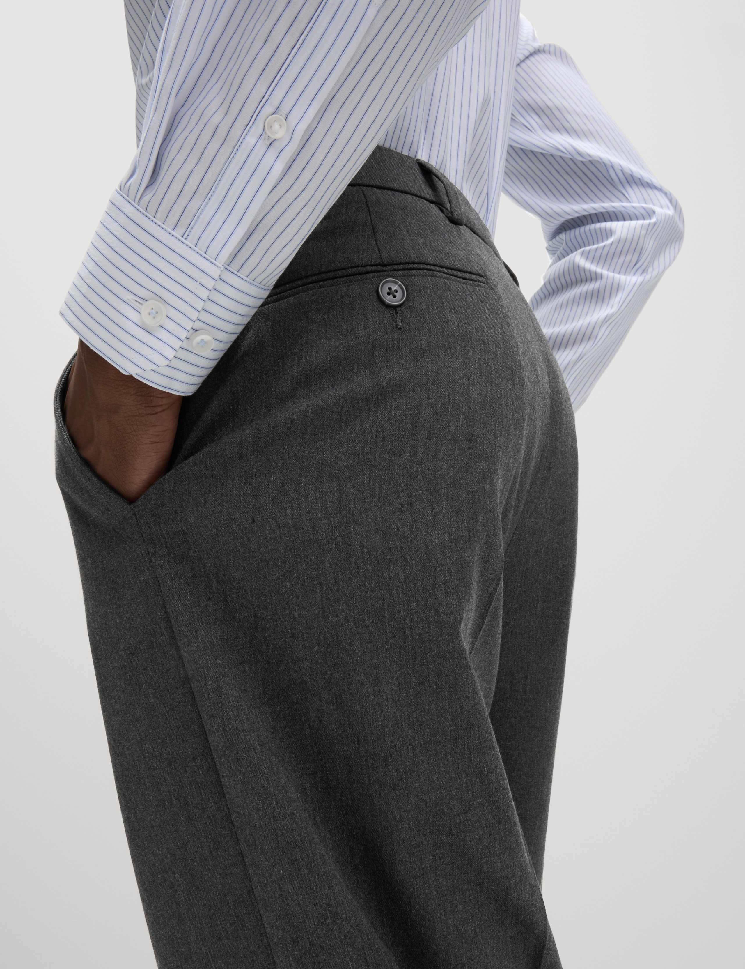 Loose Fit Smart Stretch Trousers 5 of 6