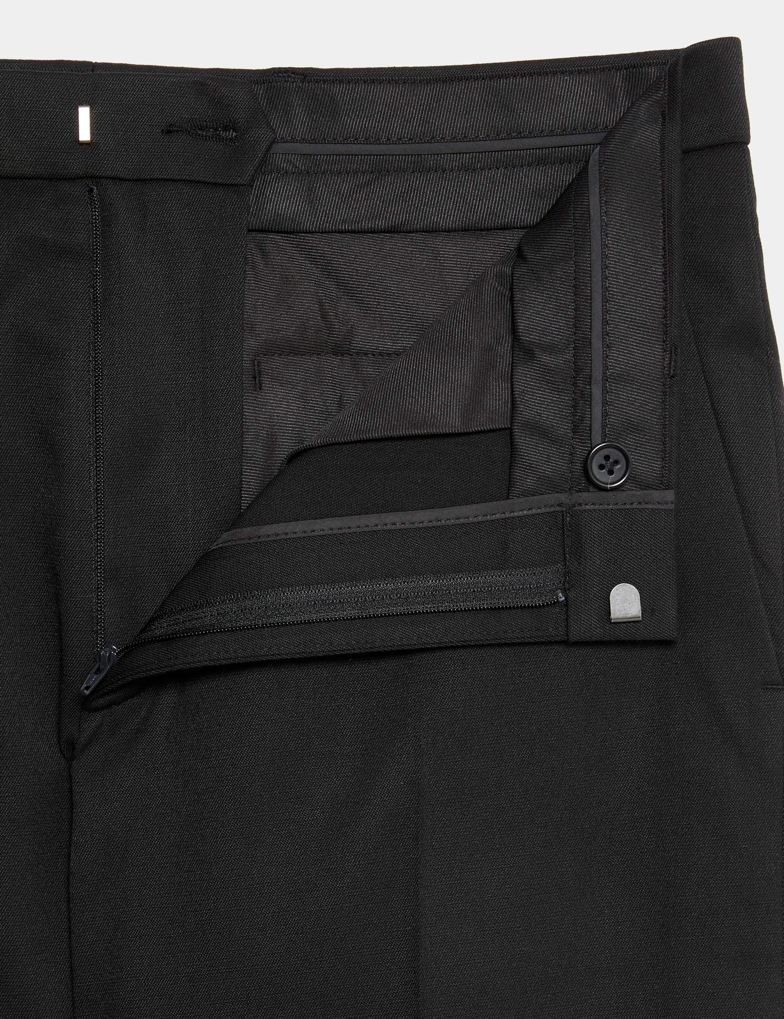 Relaxed Fit Smart Stretch Trousers 3 of 8