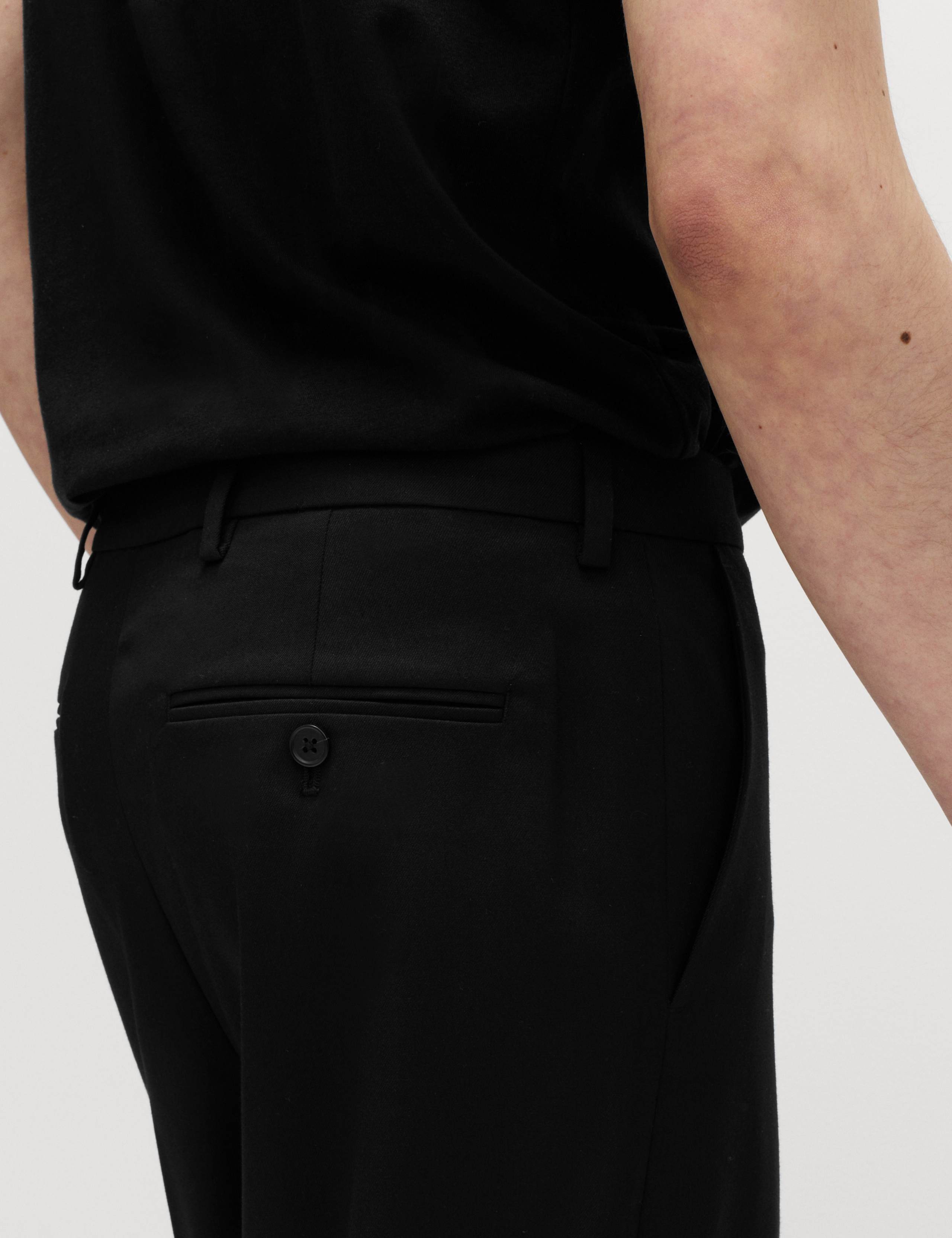 Relaxed Fit Smart Stretch Trousers 5 of 8