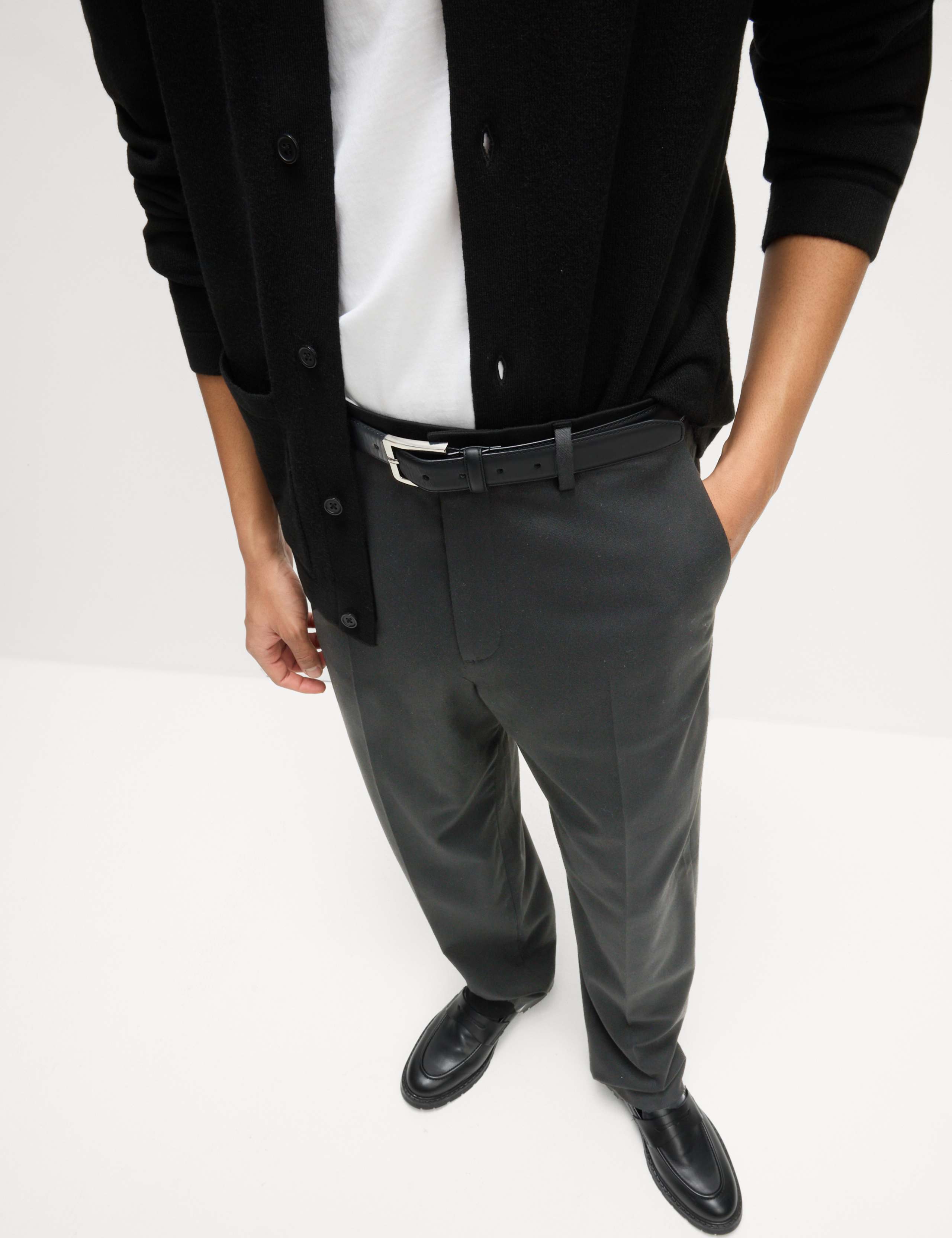 Loose Fit Smart Stretch Trousers 6 of 8