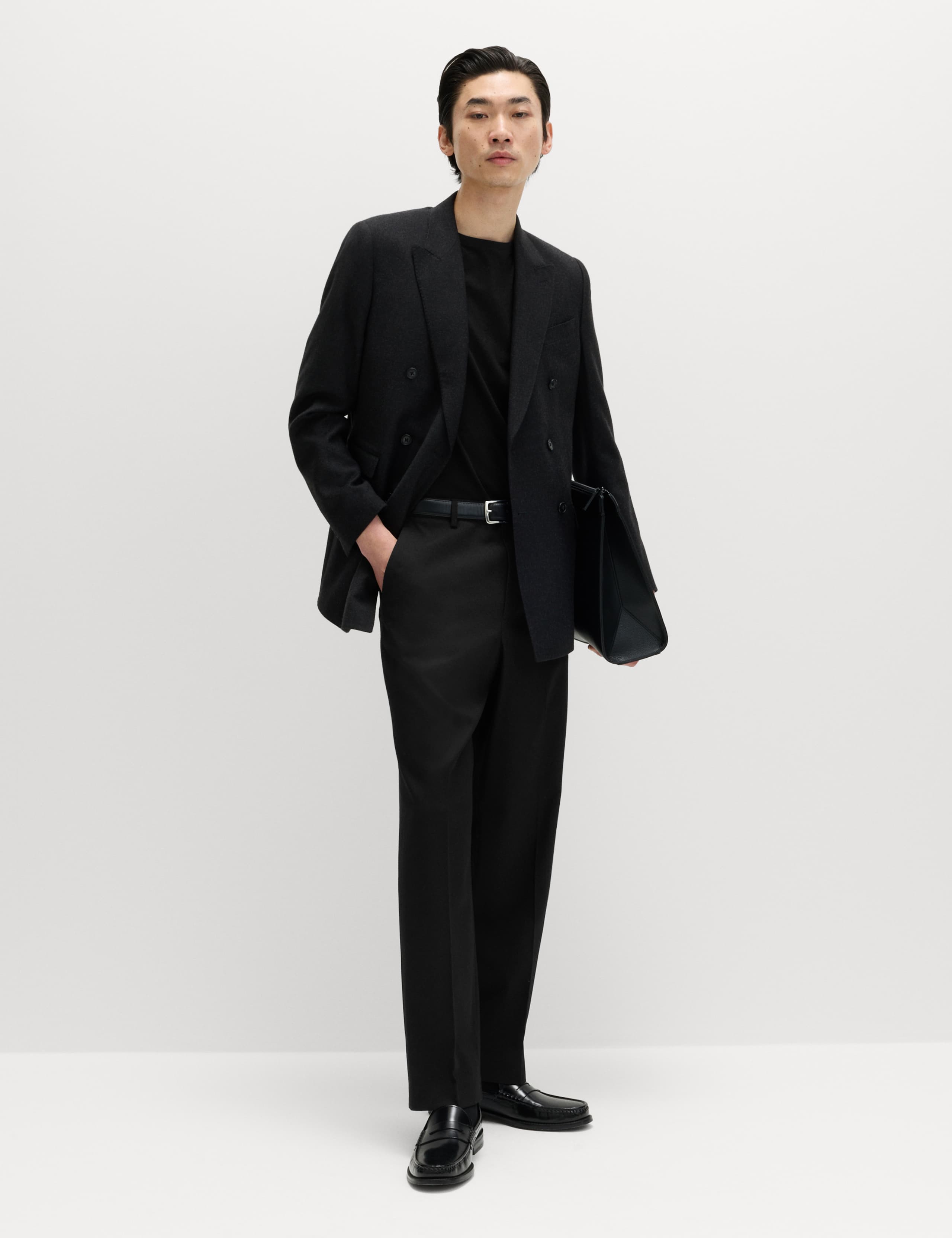 Relaxed Fit Smart Stretch Trousers 7 of 8