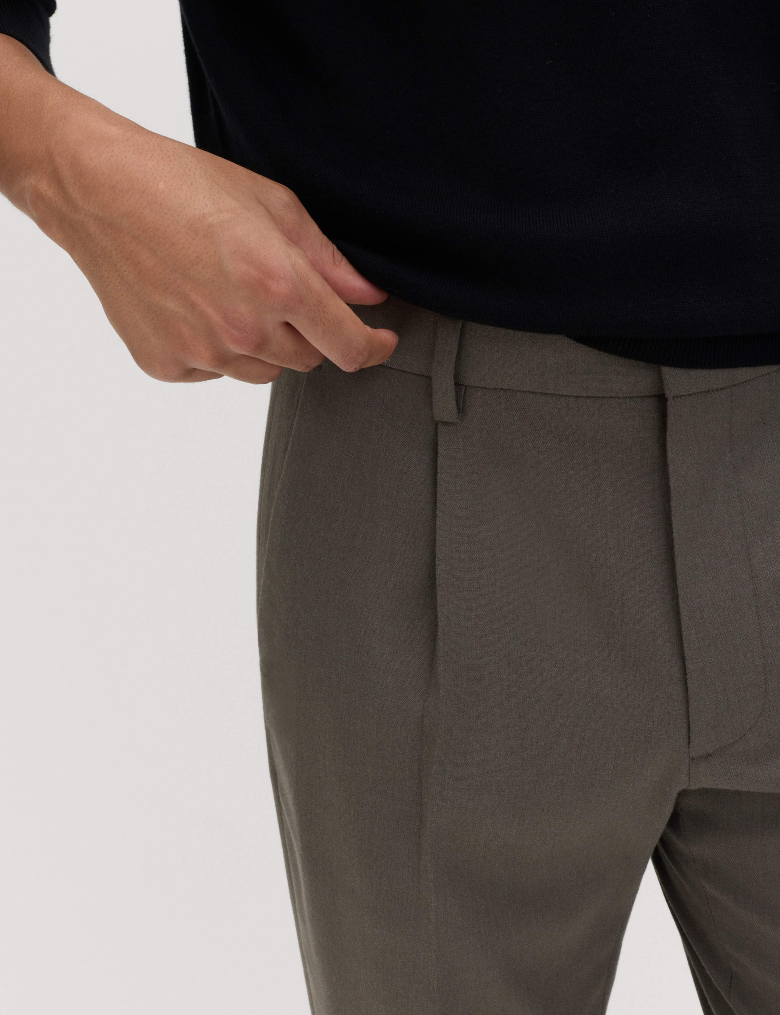 Tailored Fit Stretch Smart Trousers 3 of 6