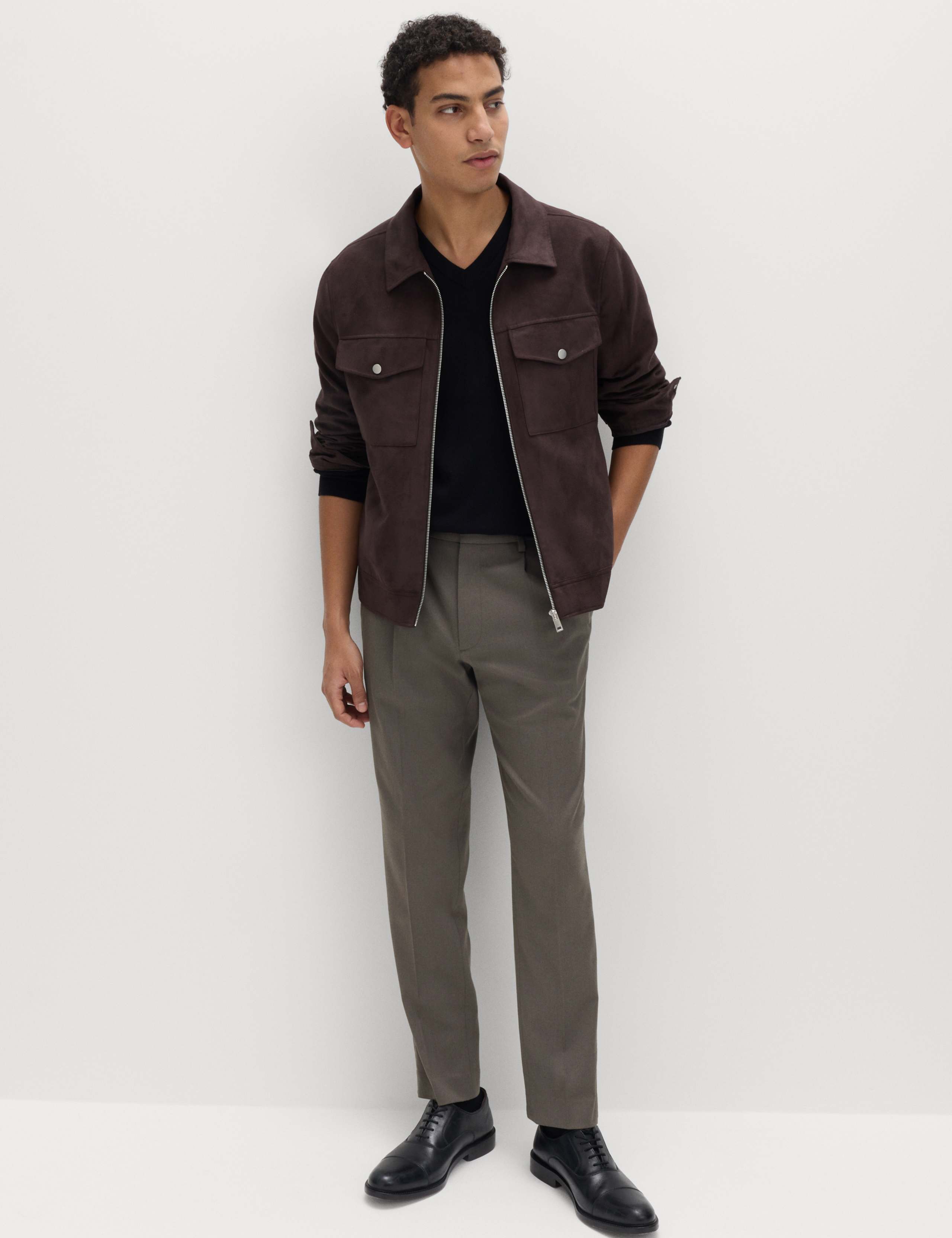 Tailored Fit Stretch Smart Trousers 4 of 6