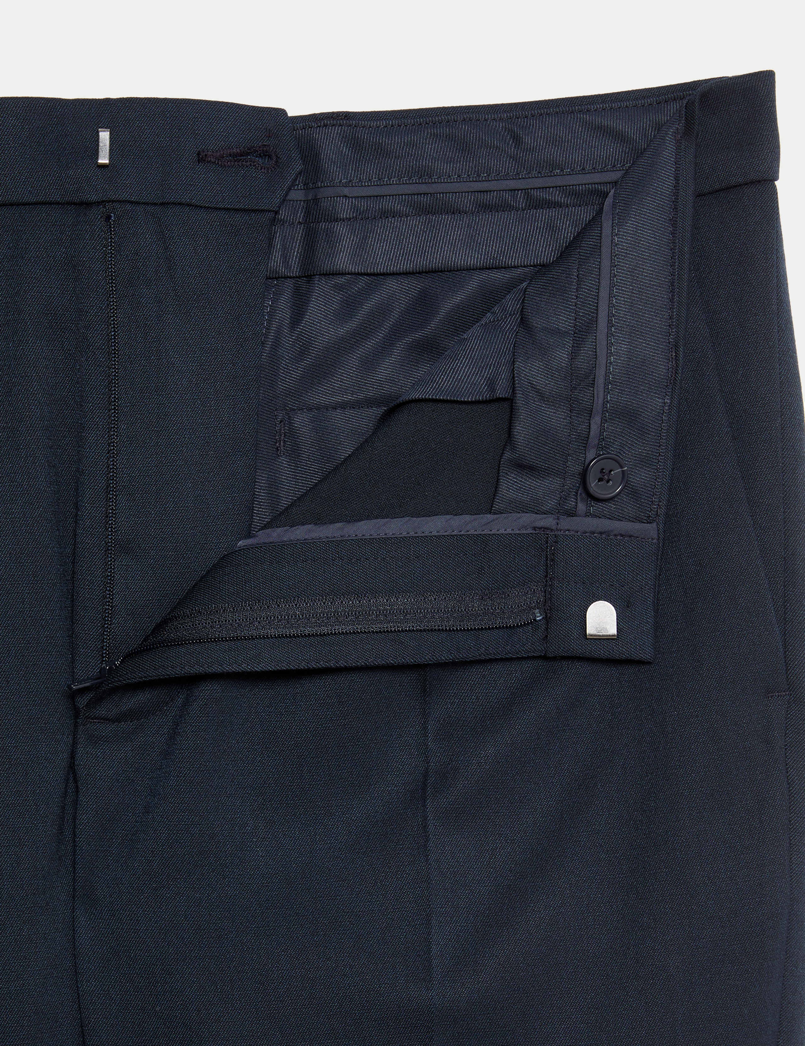 Tailored Fit Stretch Smart Trousers 3 of 7