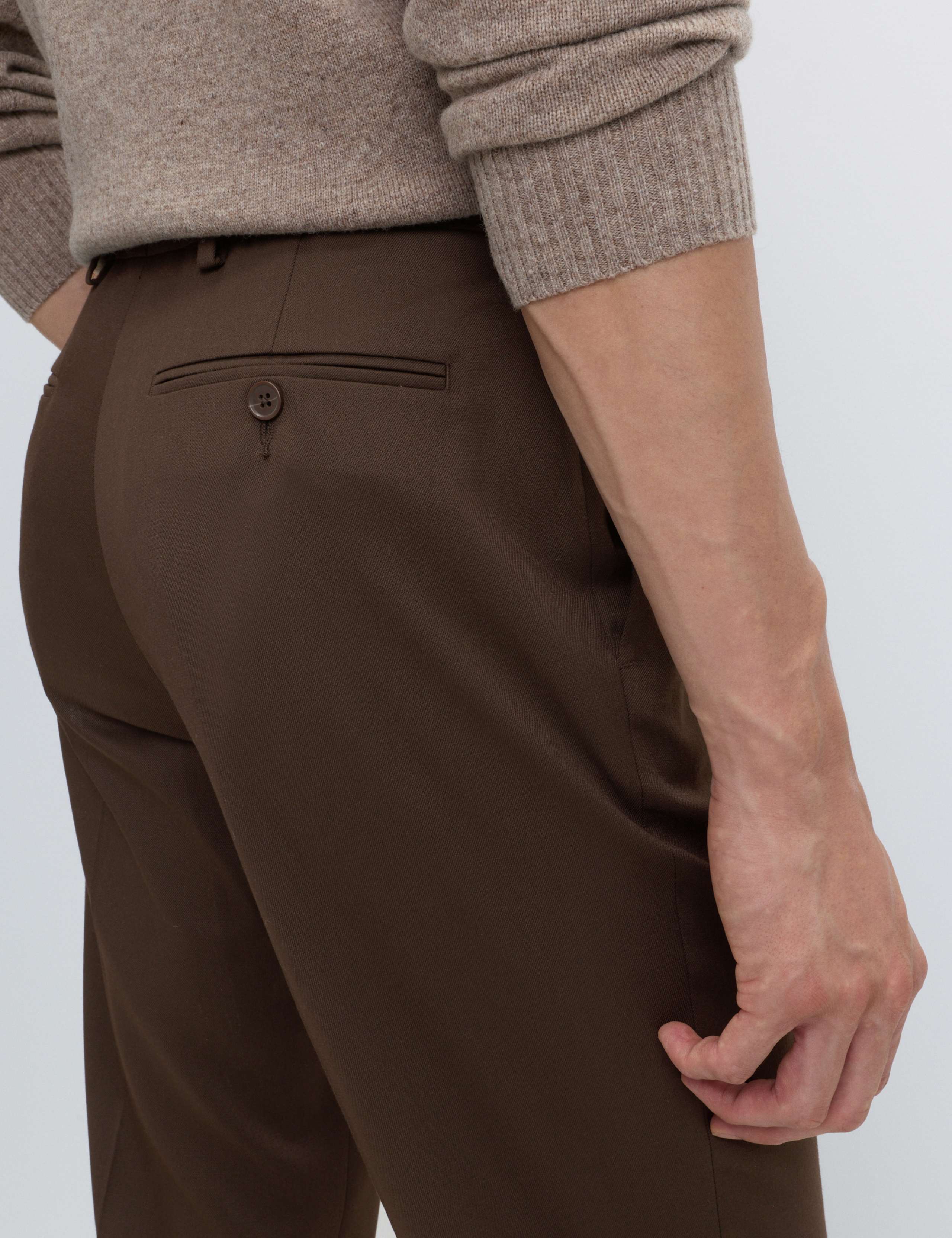 Tailored Fit Stretch Smart Trousers 6 of 7