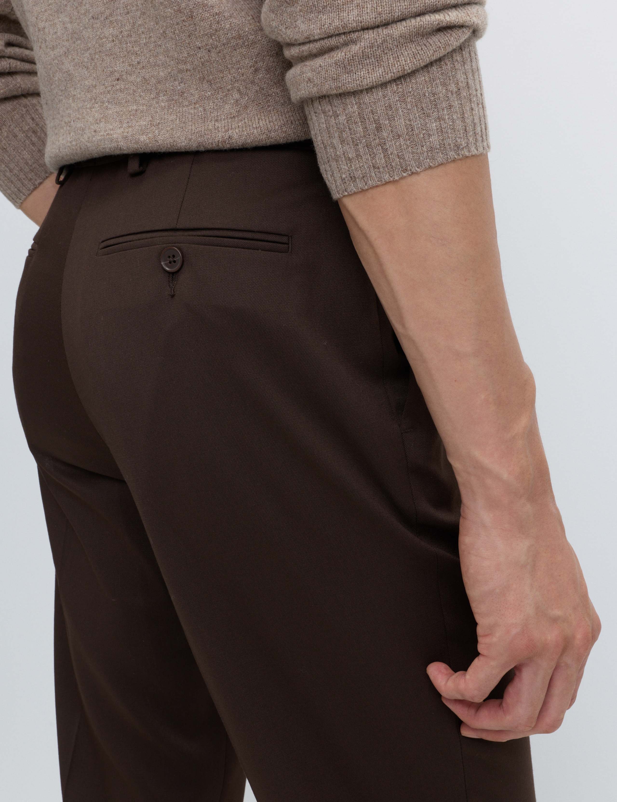 Tailored Fit Stretch Smart Trousers 7 of 7
