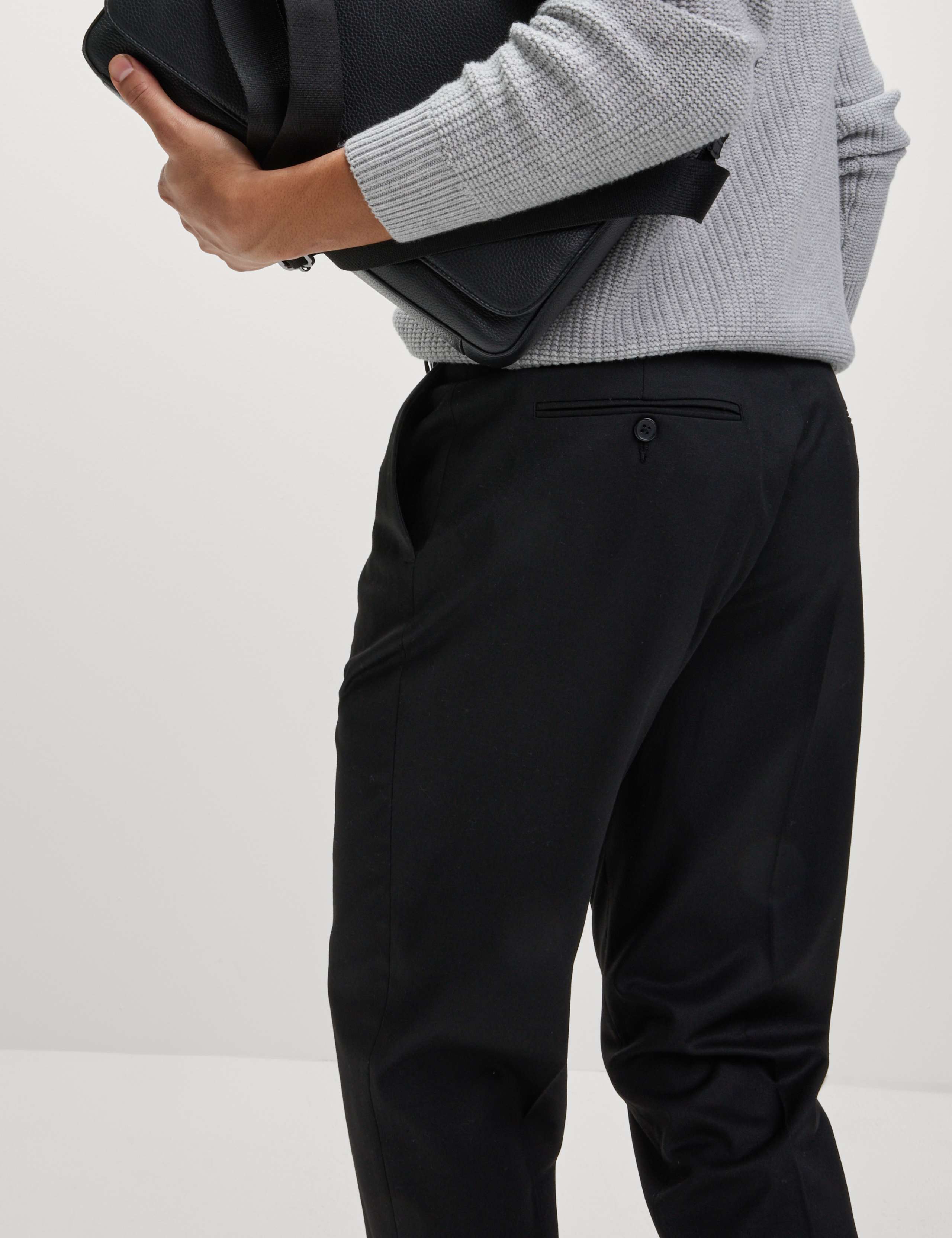 Tailored Fit Stretch Smart Trousers 4 of 6