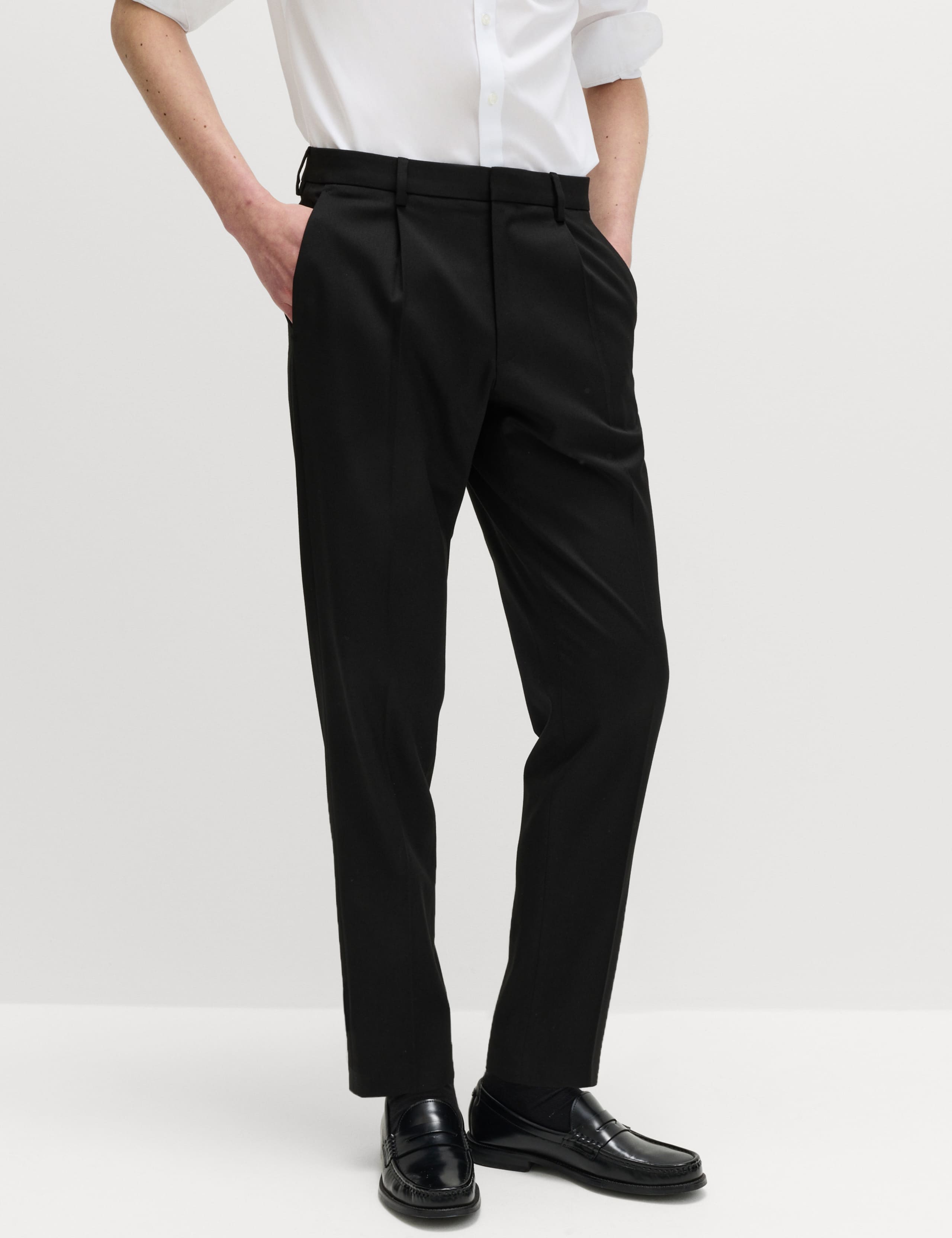Tailored Fit Stretch Smart Trousers 8 of 8