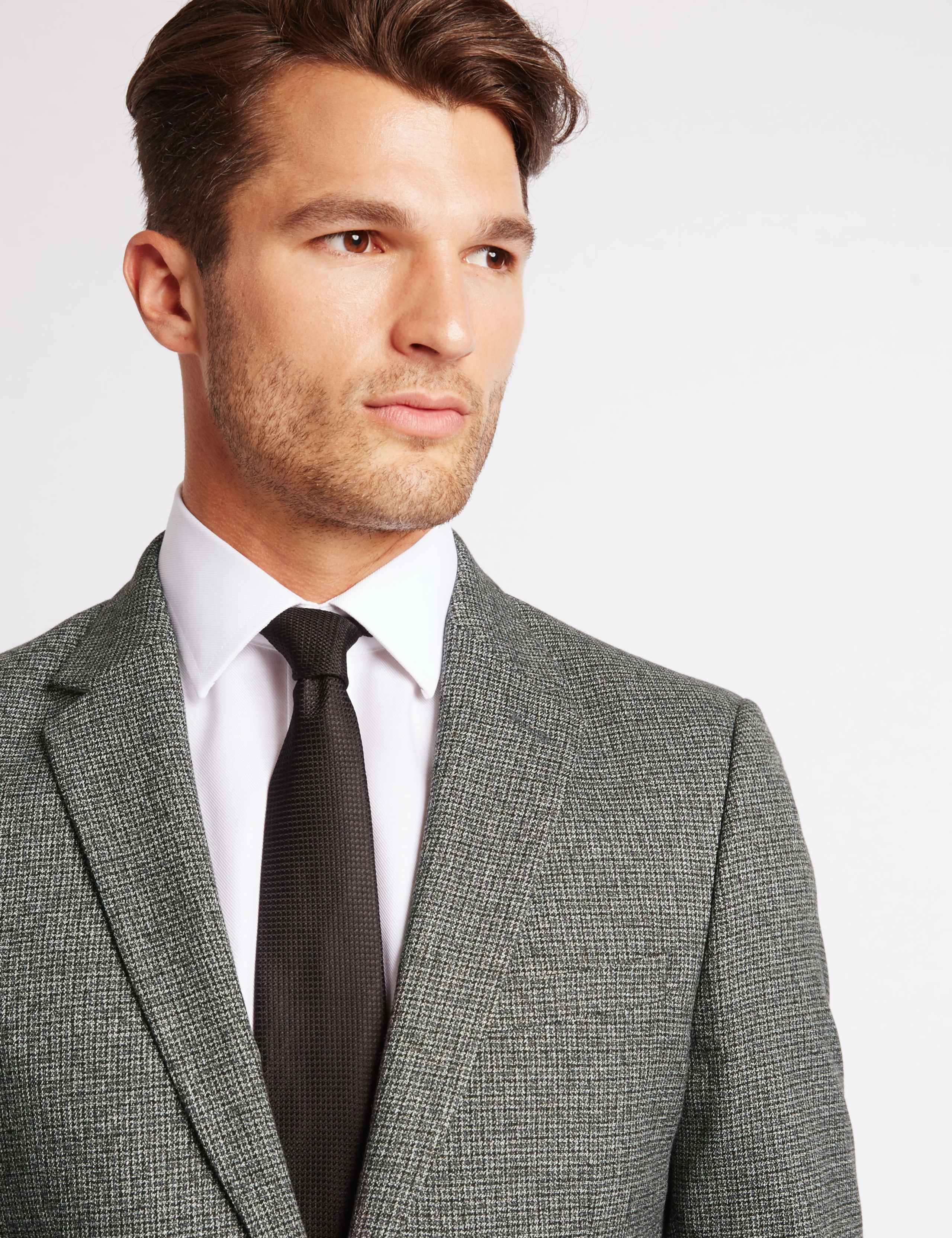 2 Button Mouline Jacket 4 of 7