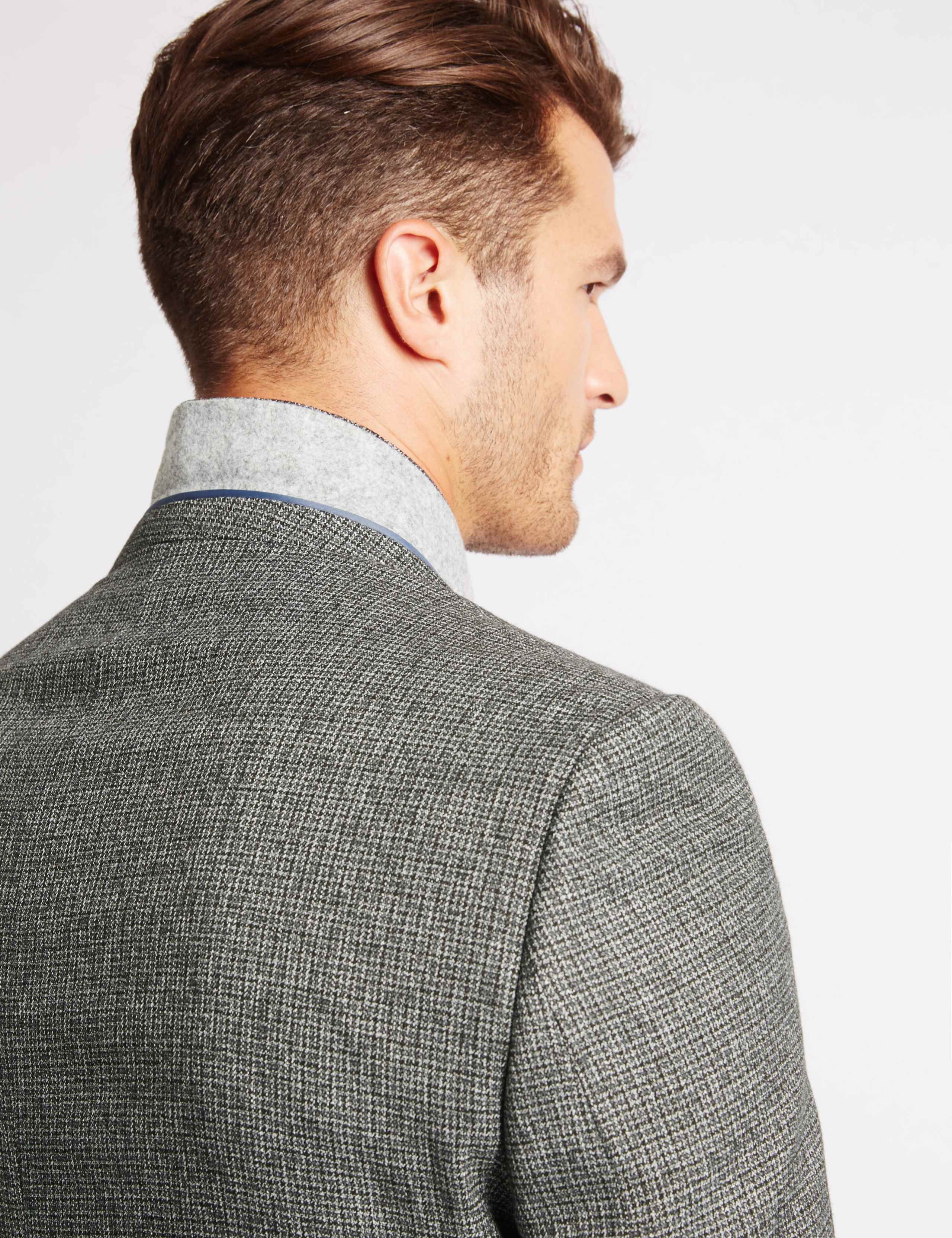 2 Button Mouline Jacket 5 of 7