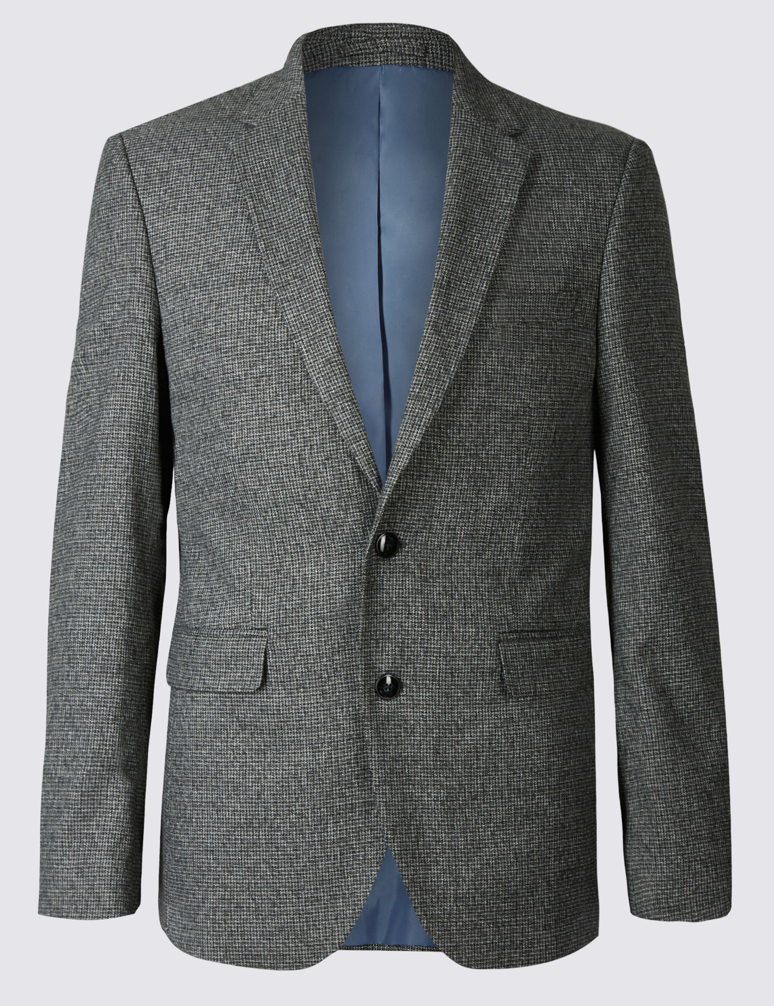 2 Button Mouline Jacket 2 of 7