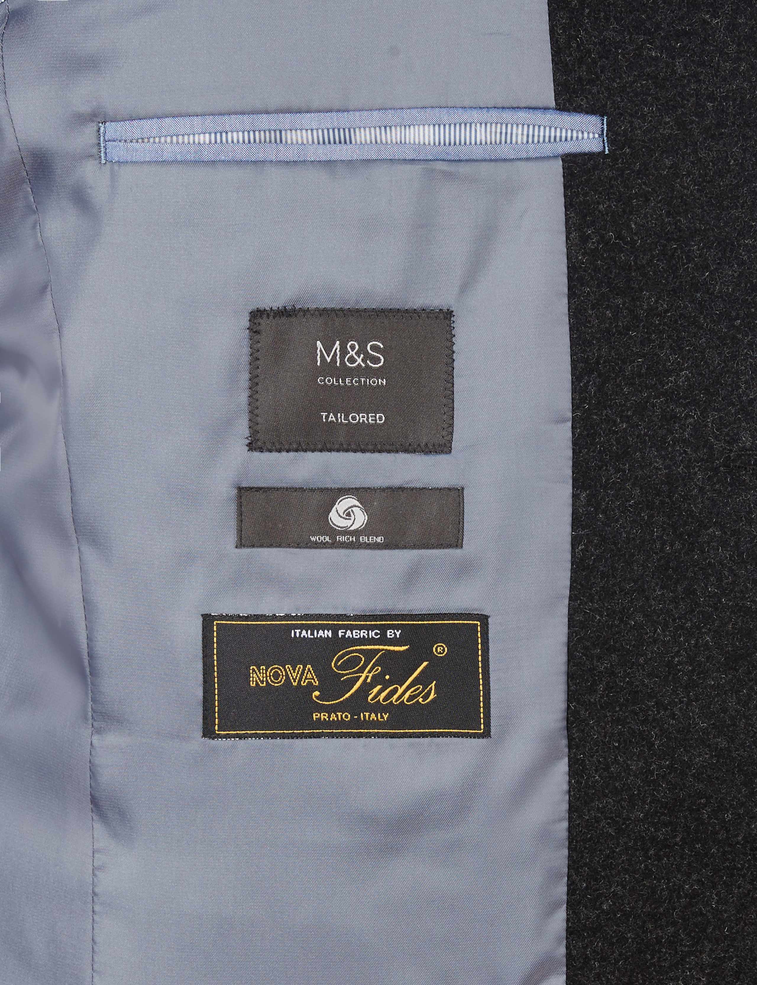 Charcoal Italian Wool Fabric Jacket 8 of 8