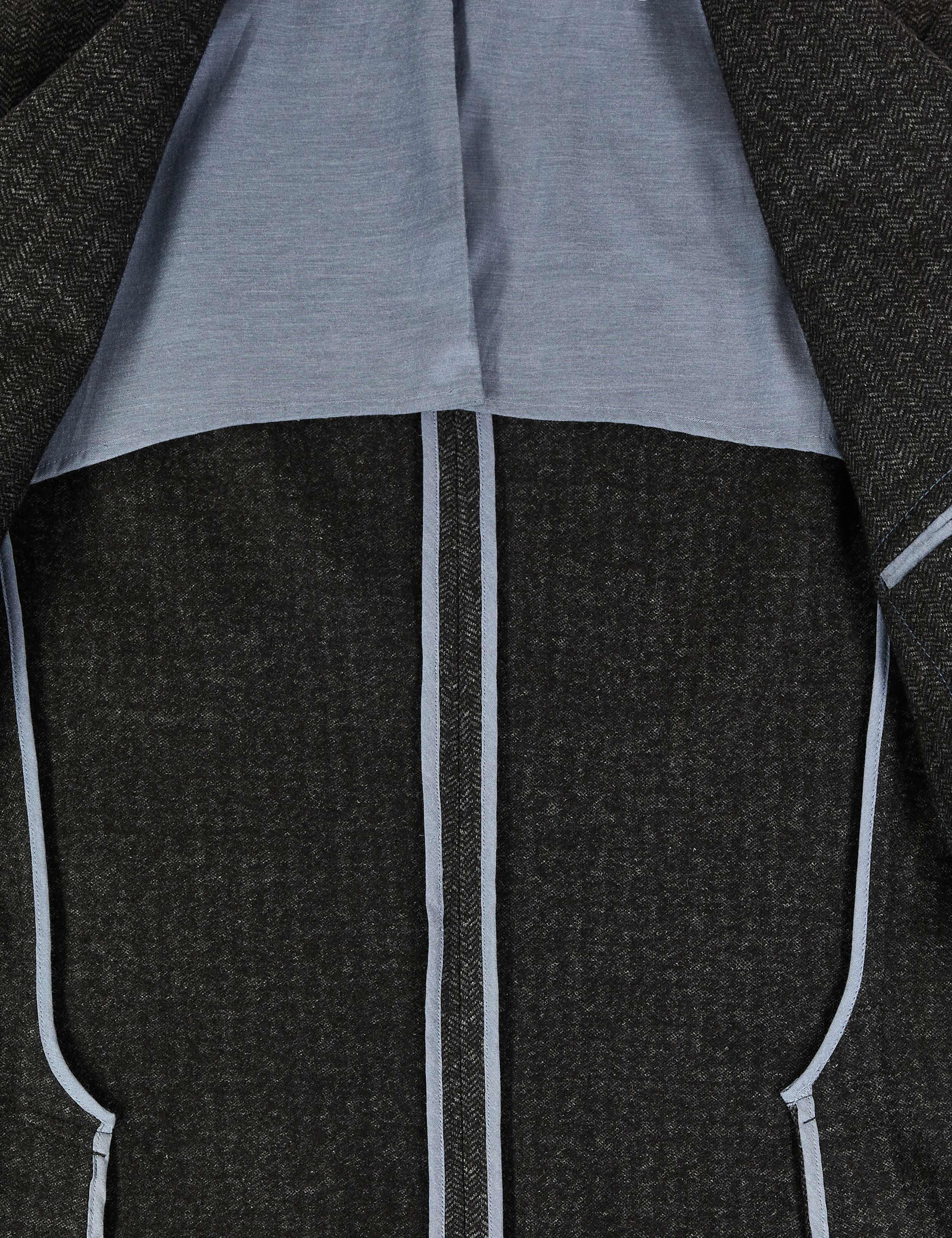 Charcoal Herringbone Tailored Fit Jacket 7 of 7