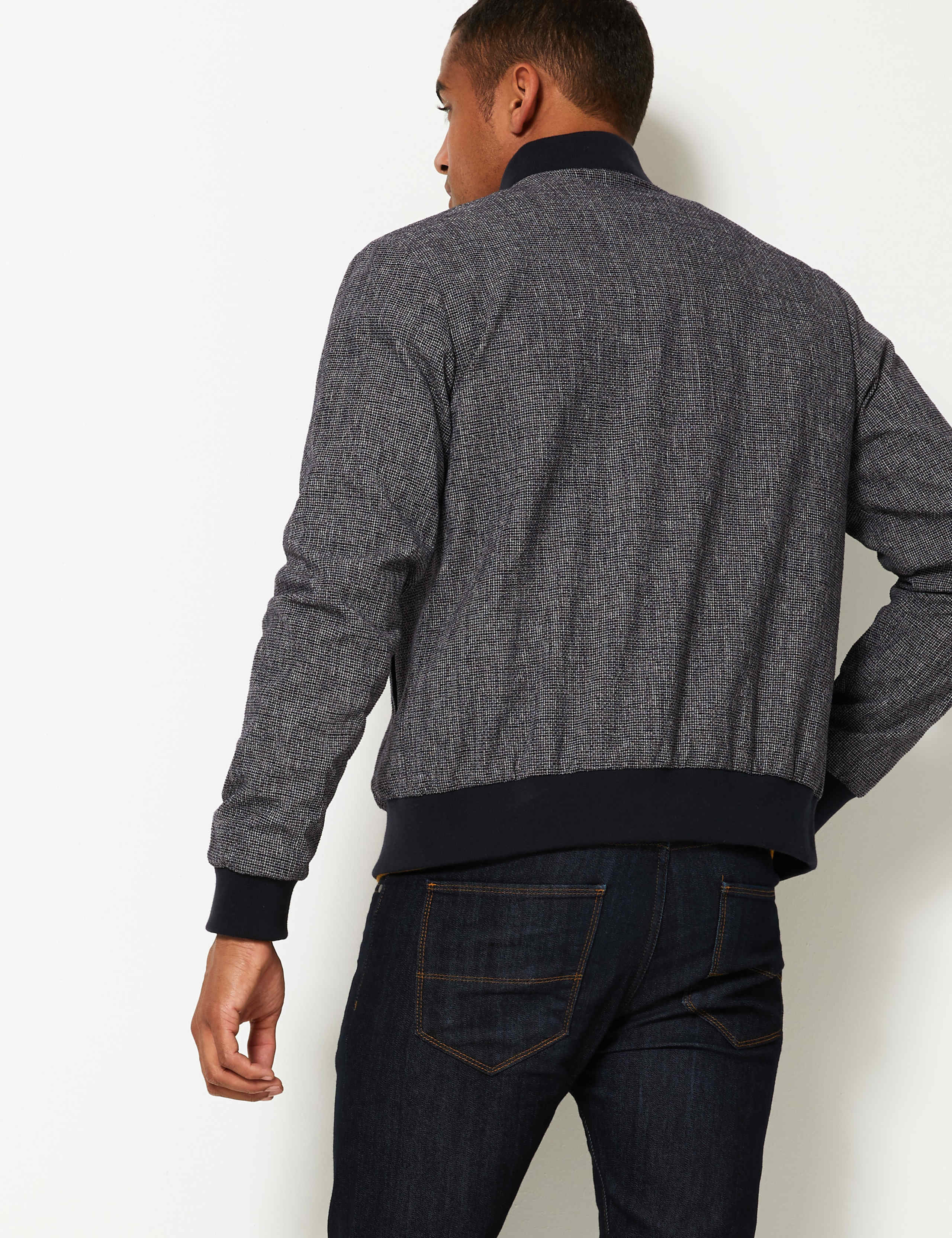 Slim Fit Bomber Jacket 3 of 4