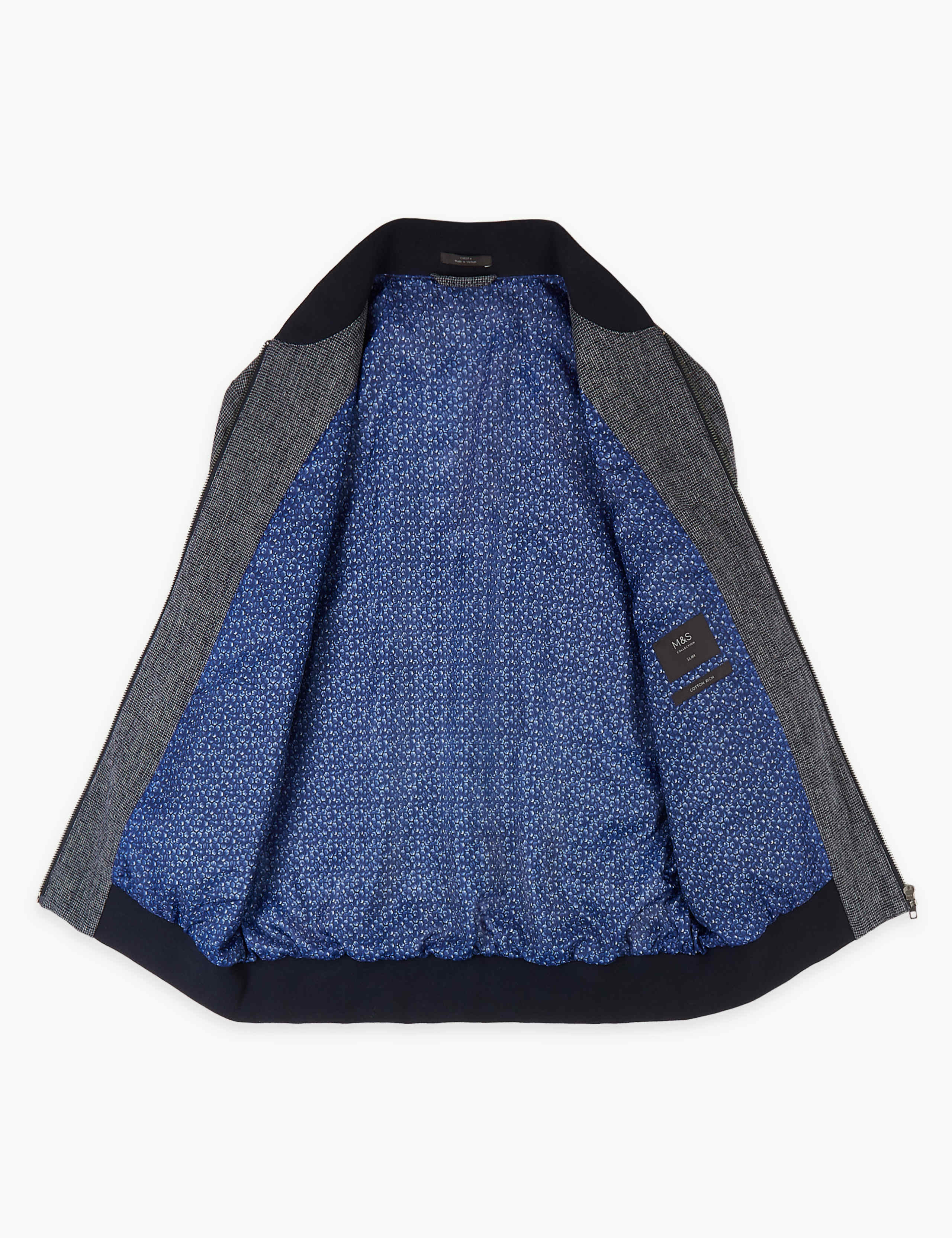 Slim Fit Bomber Jacket 4 of 4