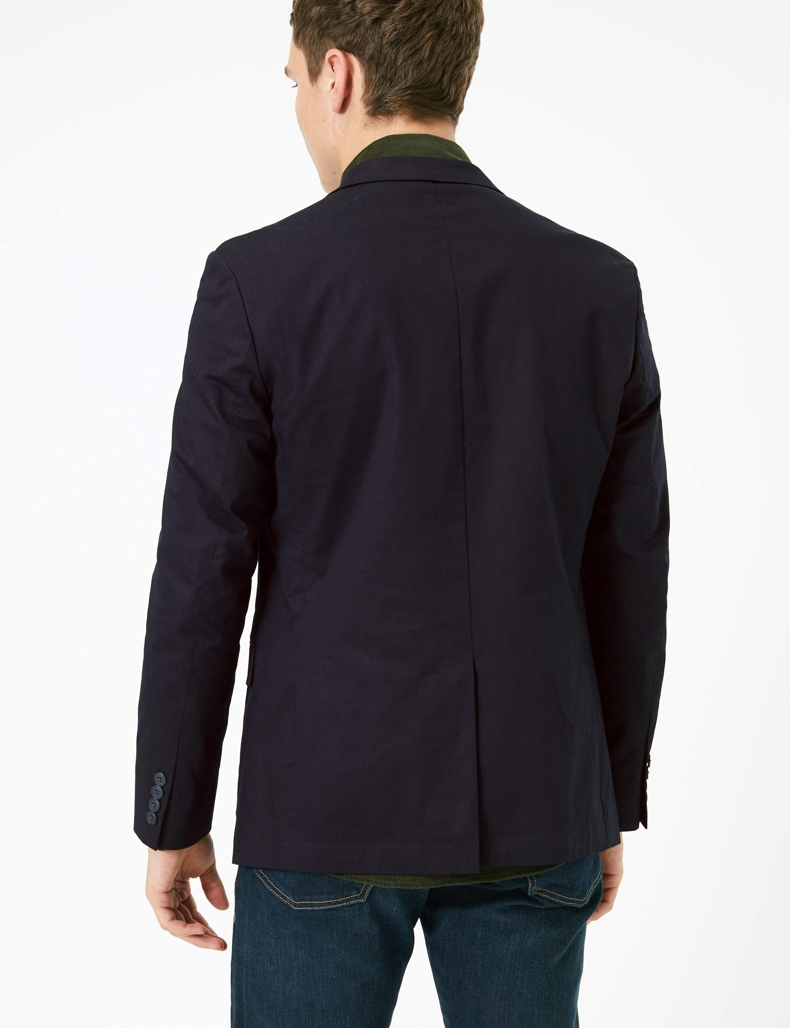 Slim Fit Cotton Jacket 4 of 6
