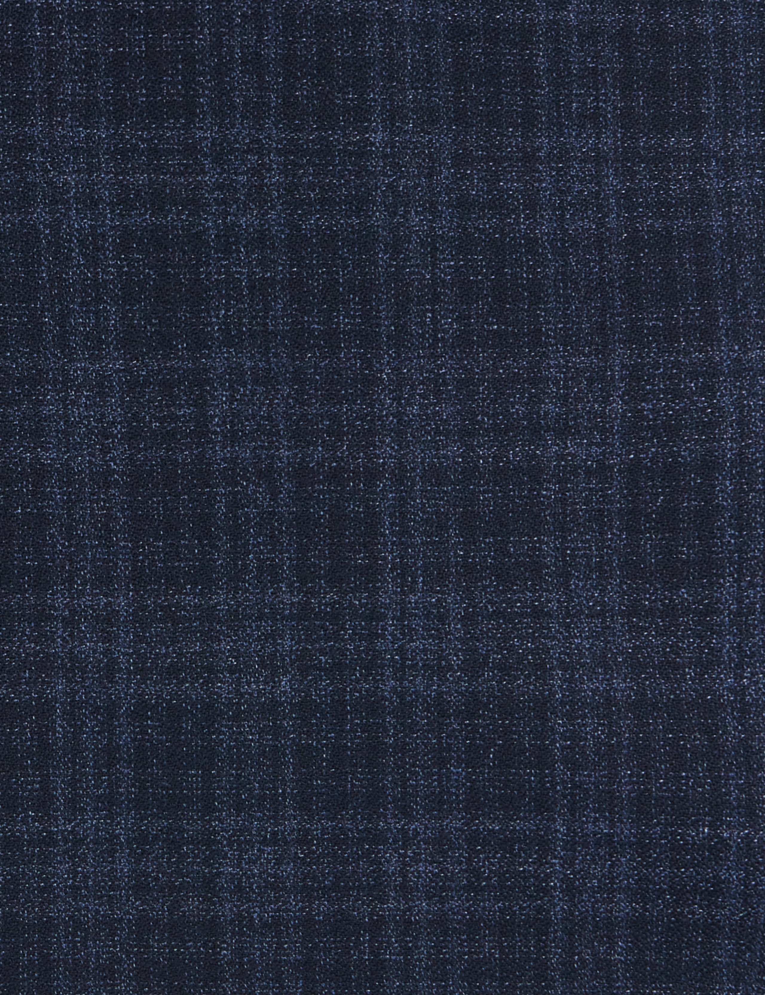 Navy Regular Fit Checked Jacket 6 of 7