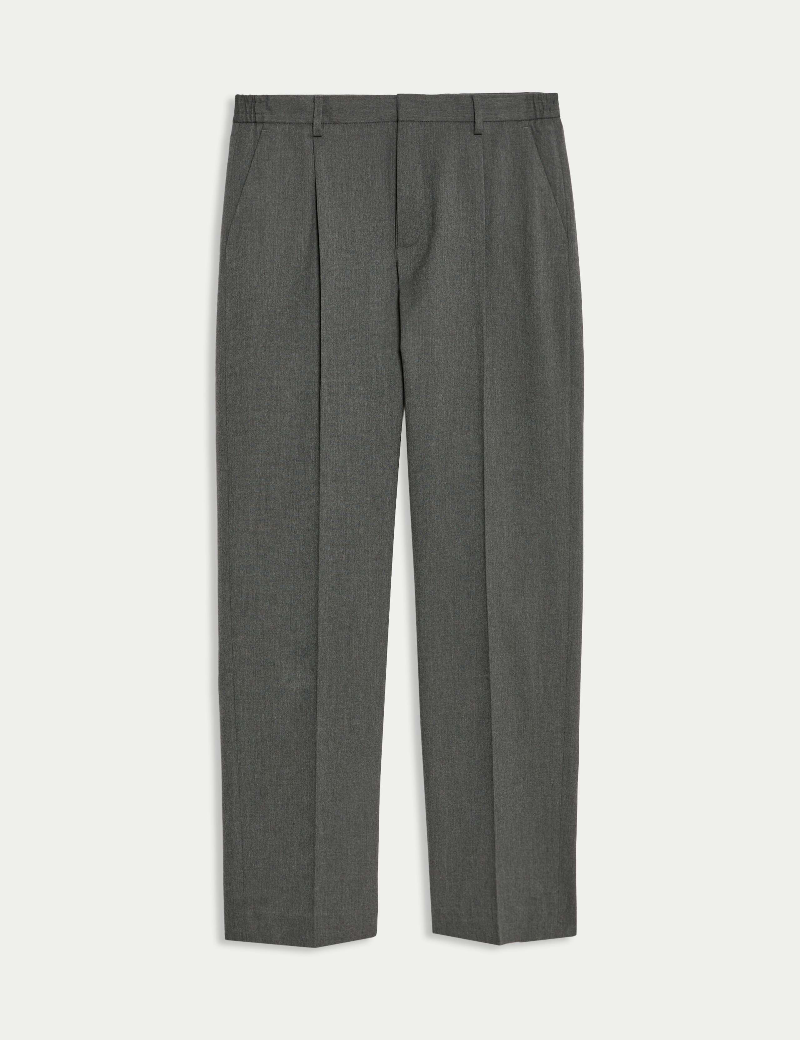 Relaxed Fit Smart Stretch Trousers 2 of 5