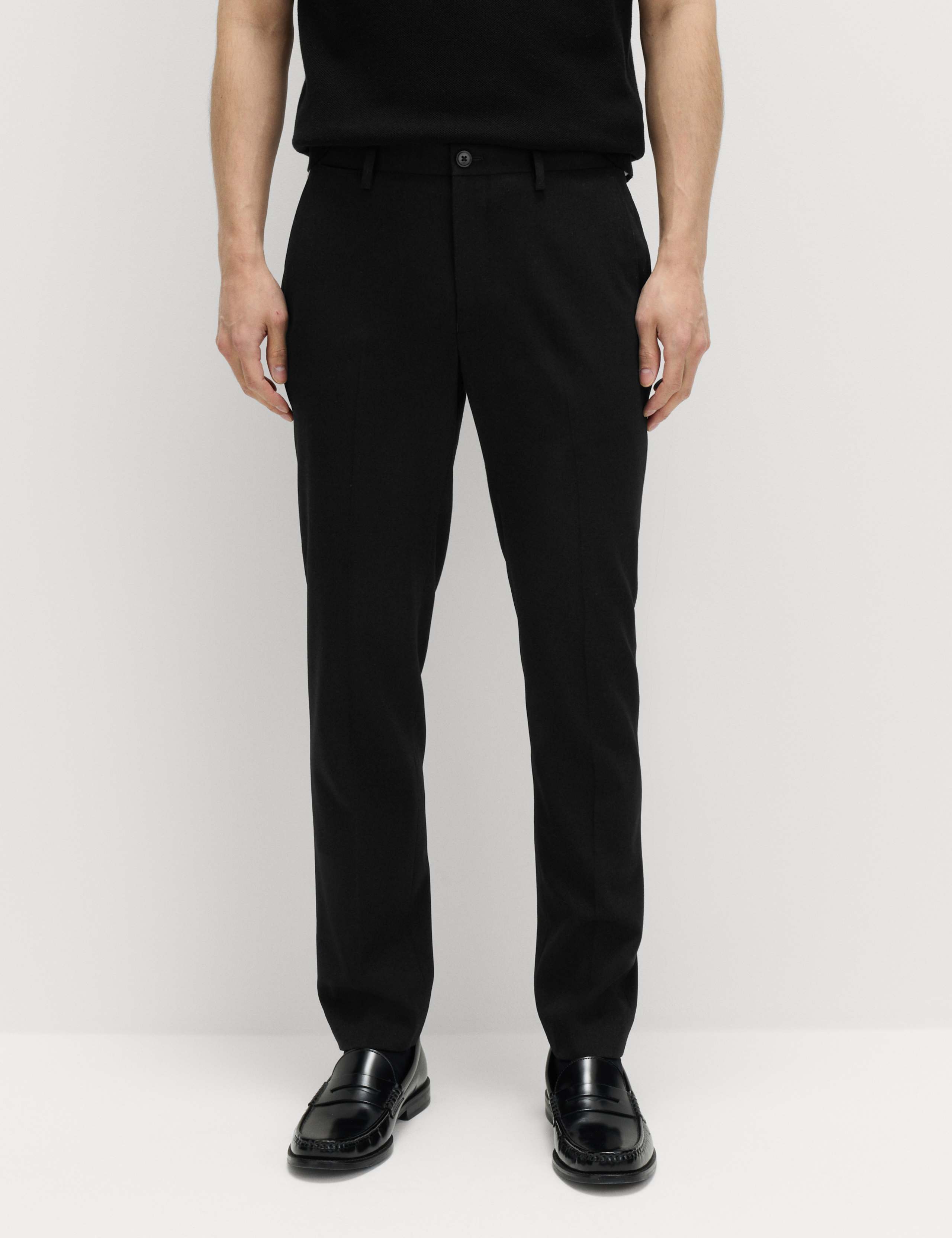 Slim Fit Wool Blend Suit Trousers 1 of 6