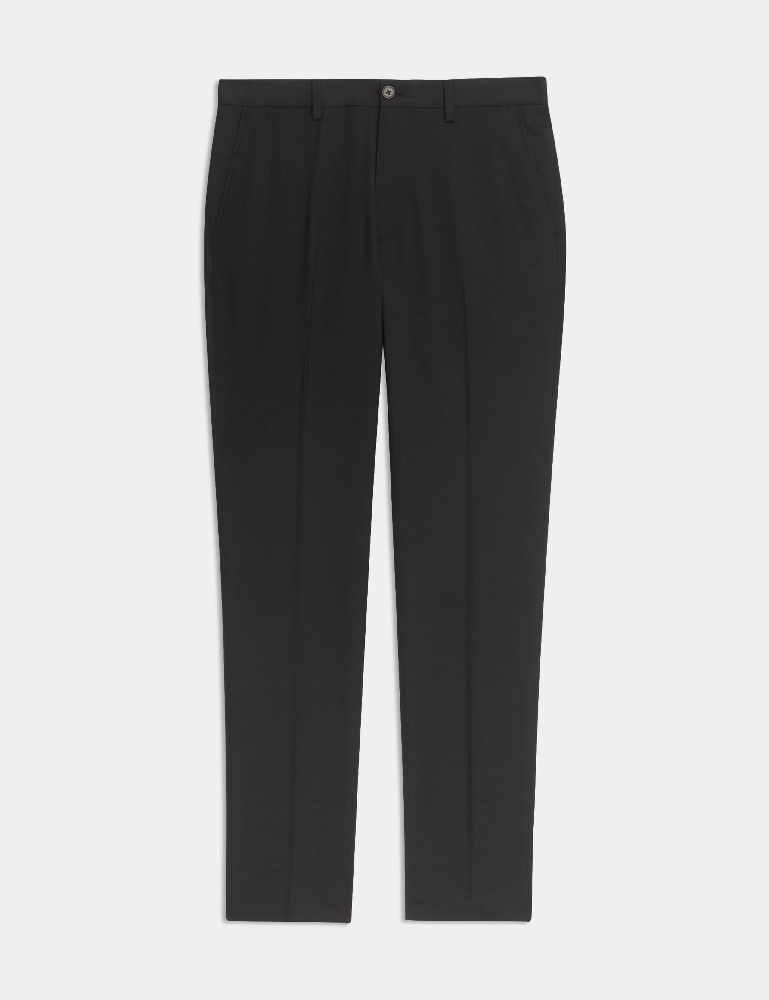Slim Fit Wool Blend Trousers 2 of 5