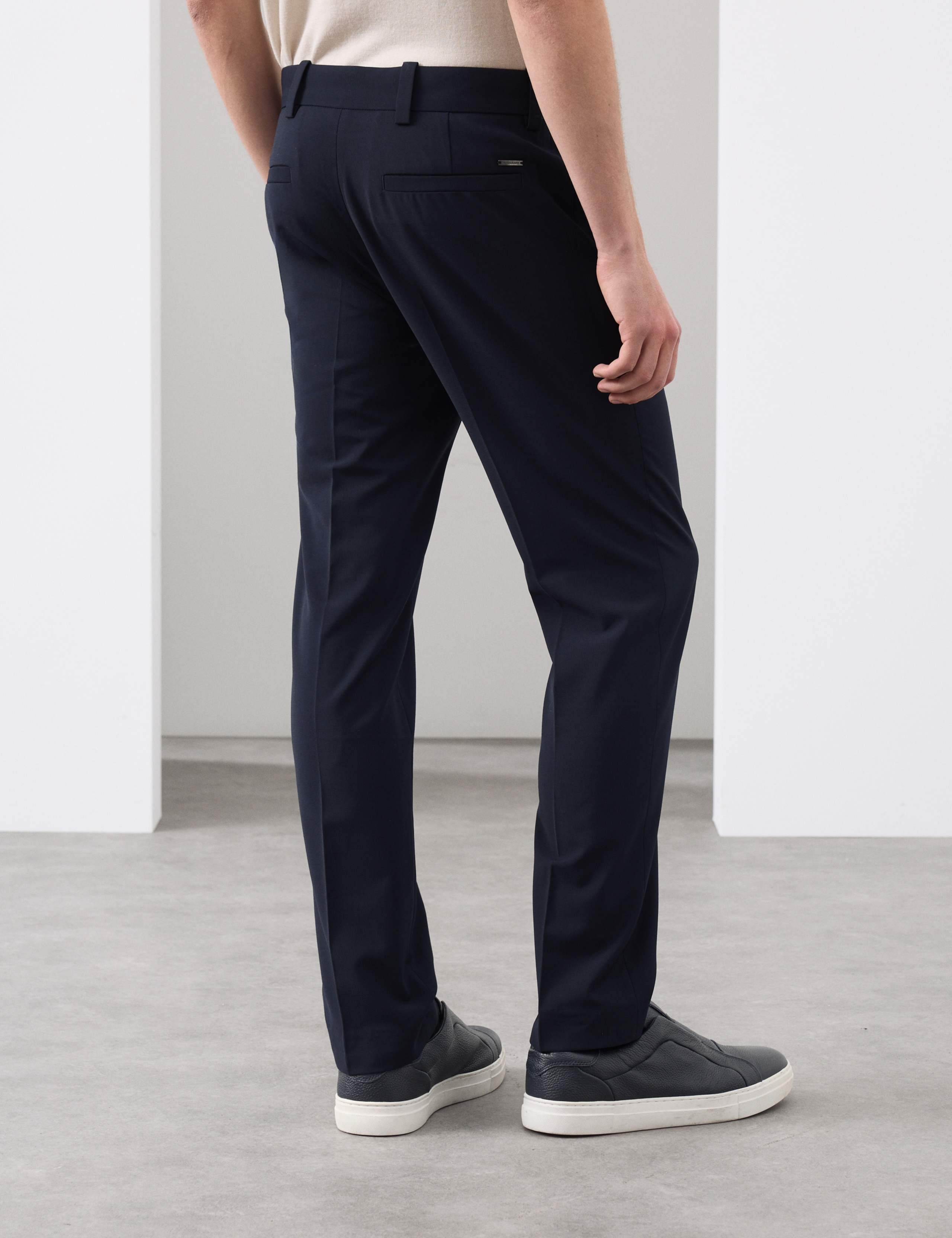Slim Fit Wool Blend Performance Trousers 7 of 7