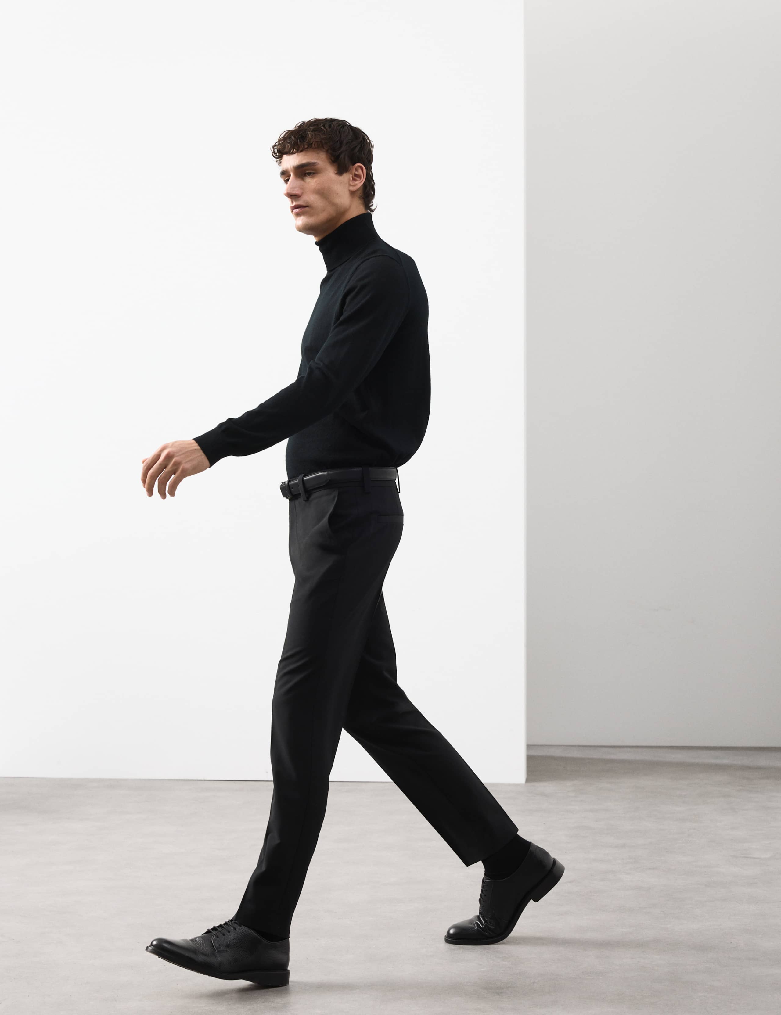 Slim Fit Wool Blend Performance Trousers 5 of 6