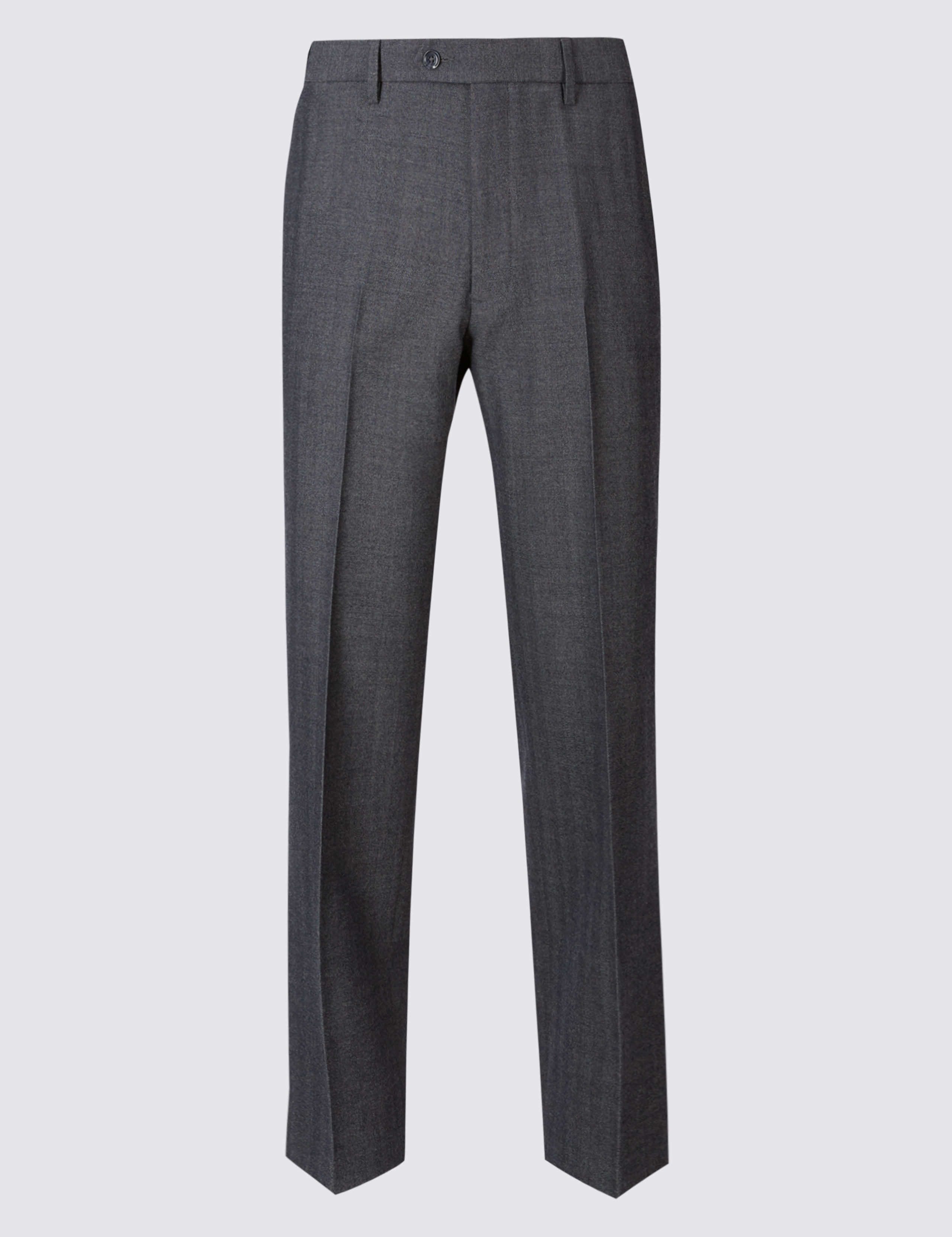 Big & Tall Wool Rich Flat Fronted Trousers 2 of 5