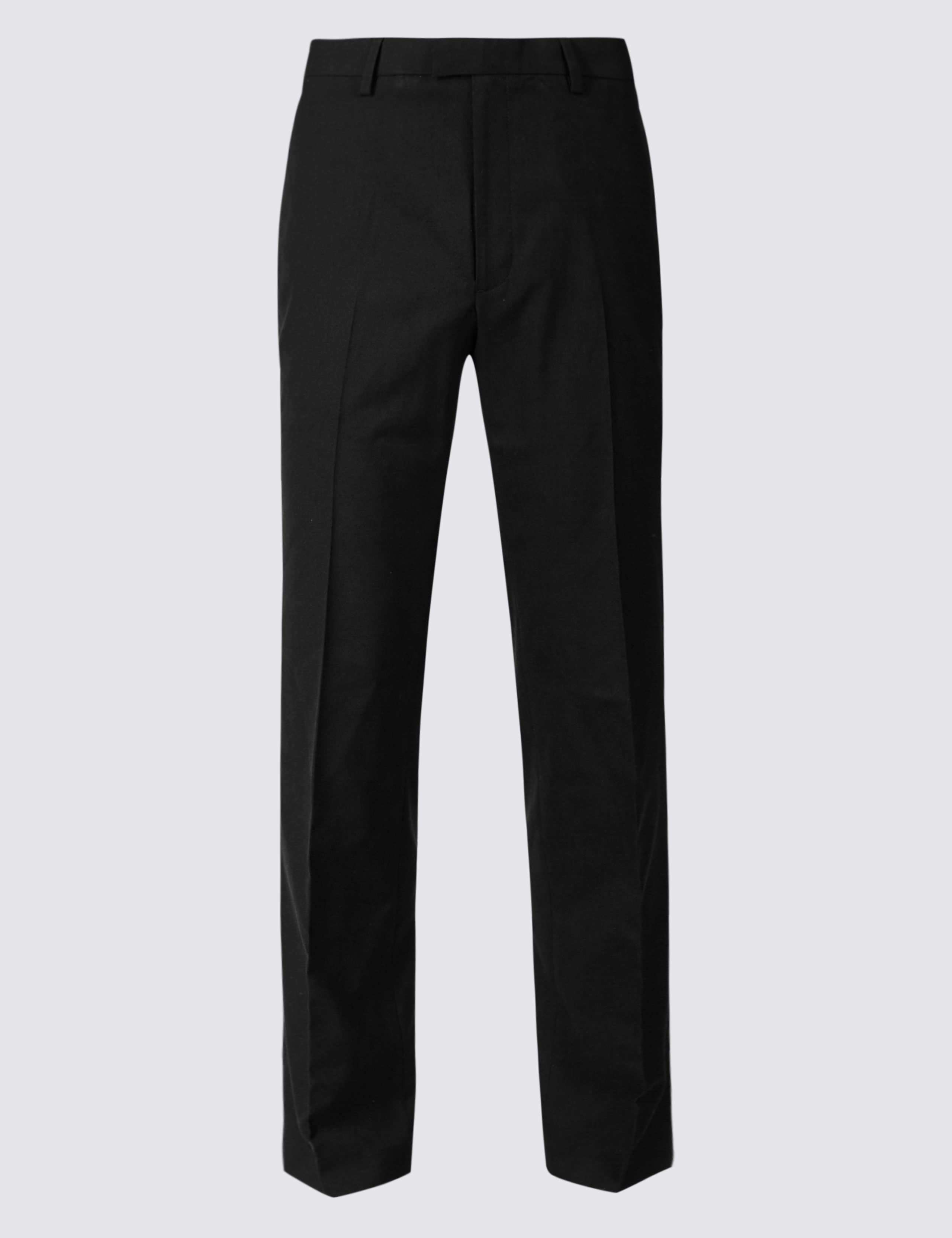 Regular Fit Flat Front Trousers 2 of 2