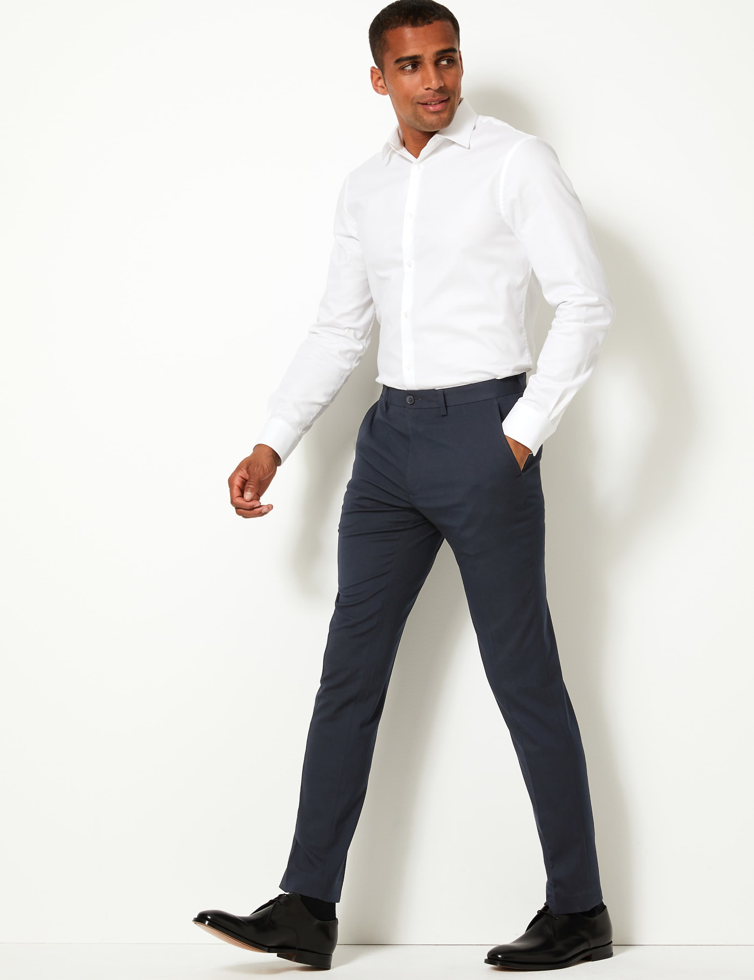 Skinny Fit Stretch Trousers 1 of 7
