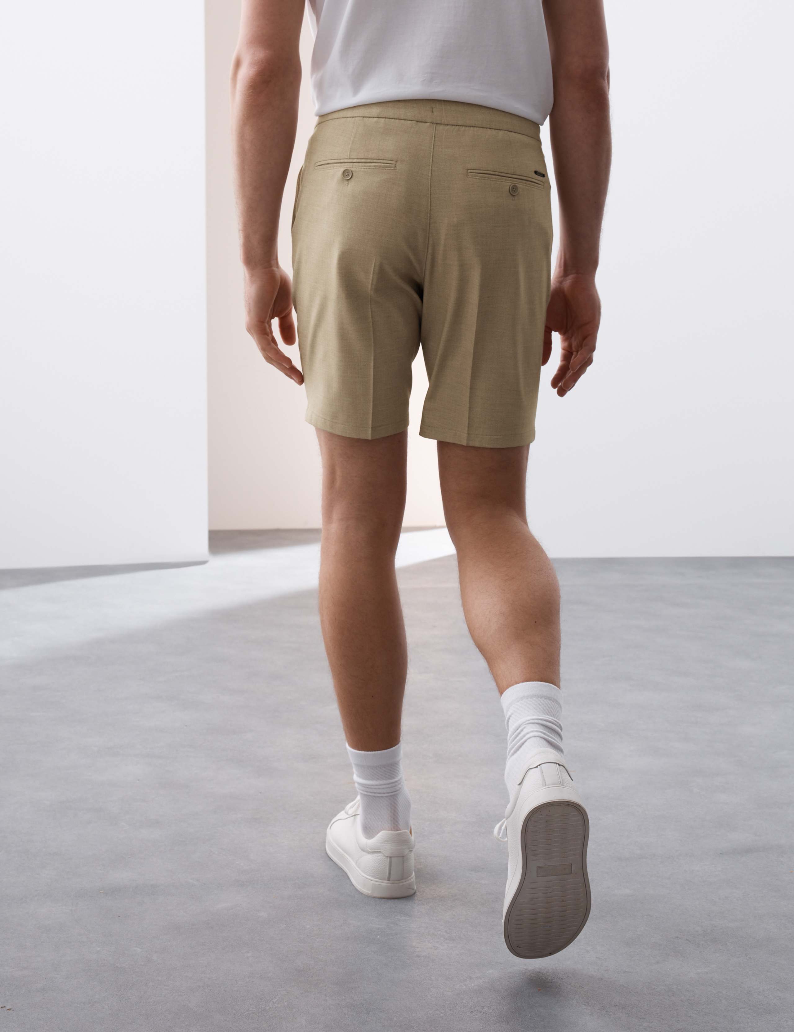 Regular Fit Elasticated Waist 360 Flex Shorts 1 of 6