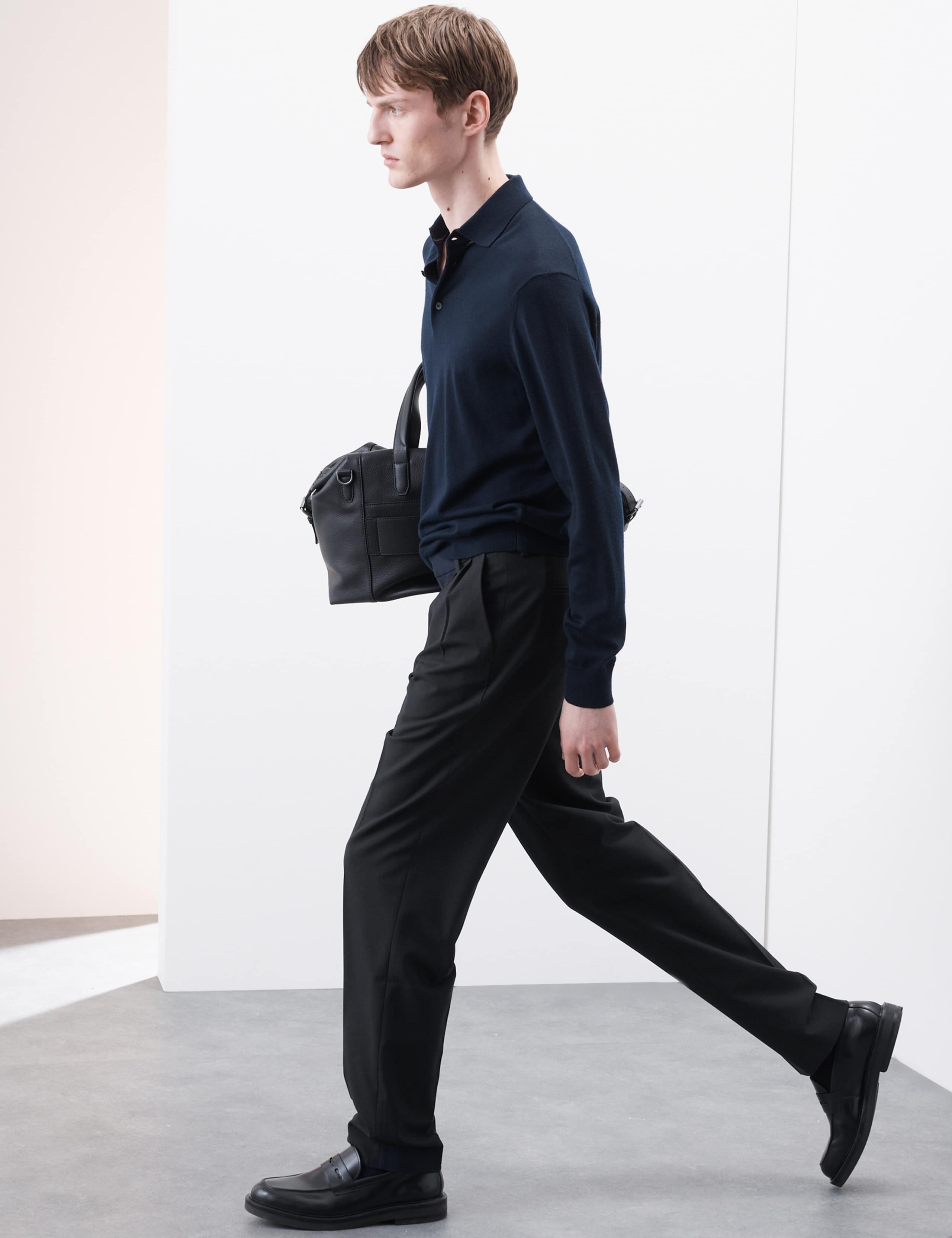 Tailored Fit 360 Flex Pleated Trousers 6 of 8