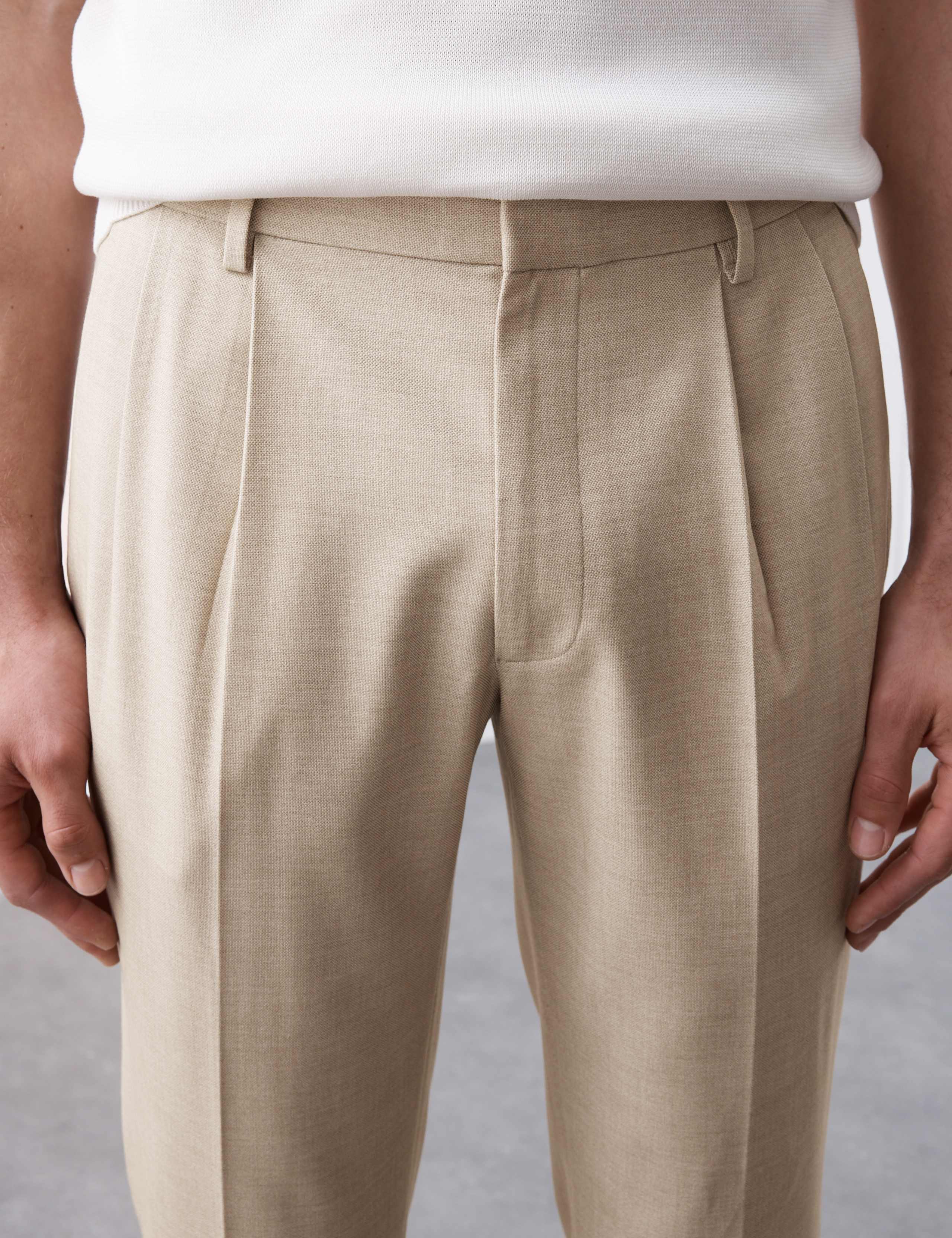 Tailored Fit 360 Flex Pleated Trousers 7 of 7