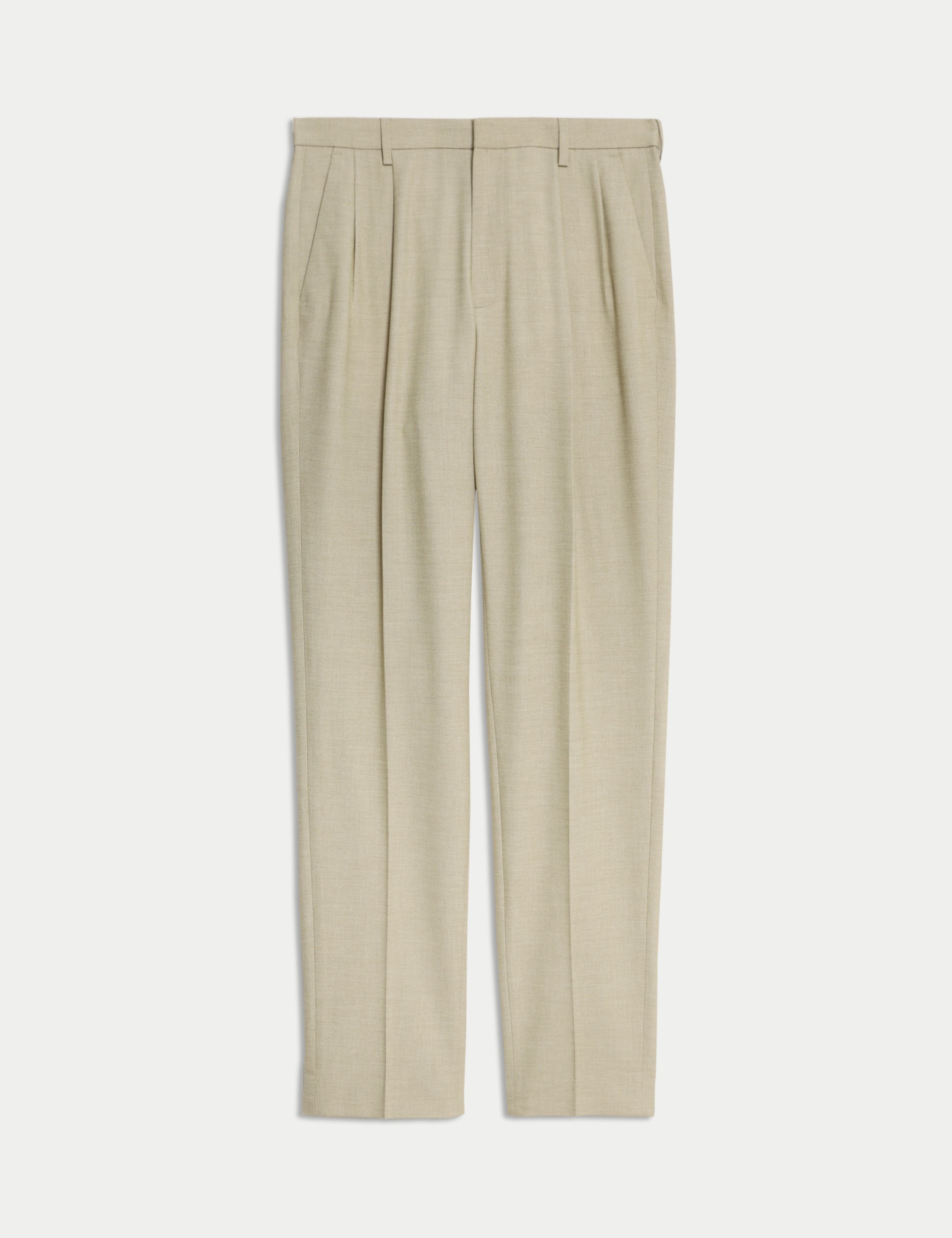 Tailored Fit 360 Flex Pleated Trousers 2 of 7