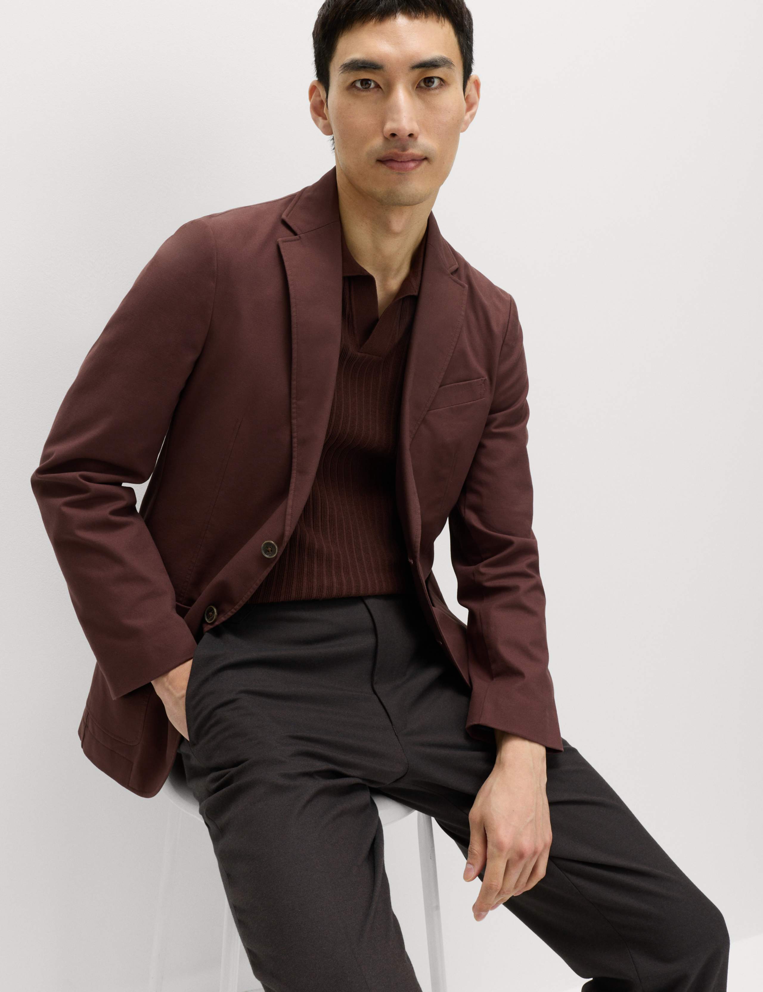 Cotton Rich Laundered Canvas Blazer 6 of 6