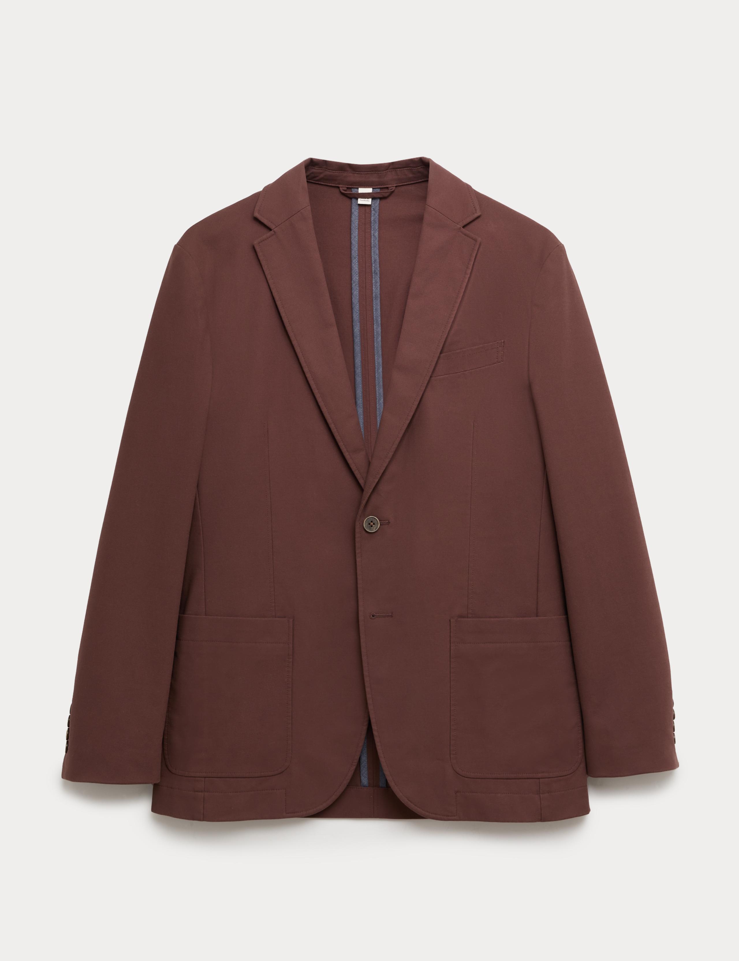 Cotton Rich Laundered Canvas Blazer 1 of 1