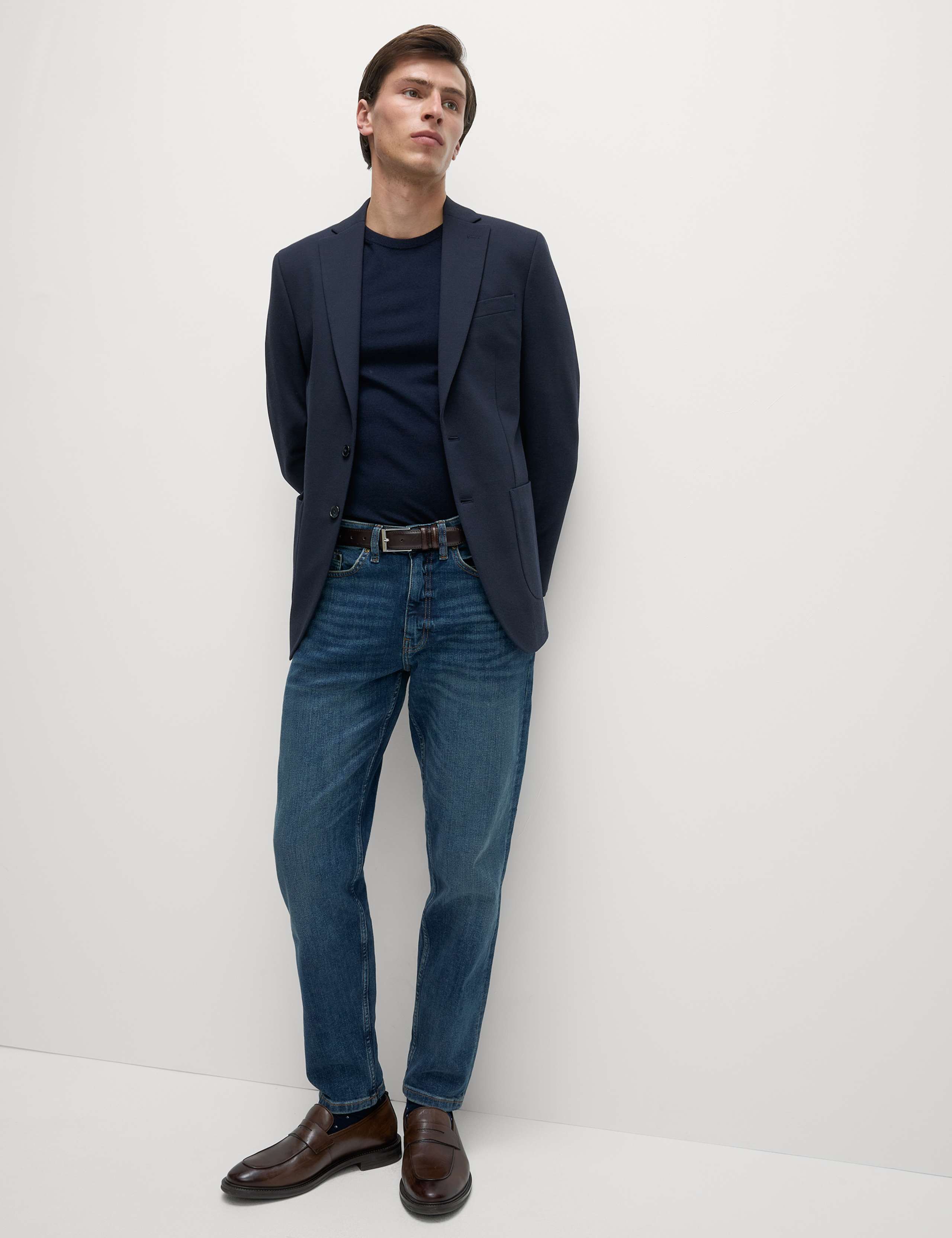 Tailored Fit Jersey Textured Blazer 4 of 7