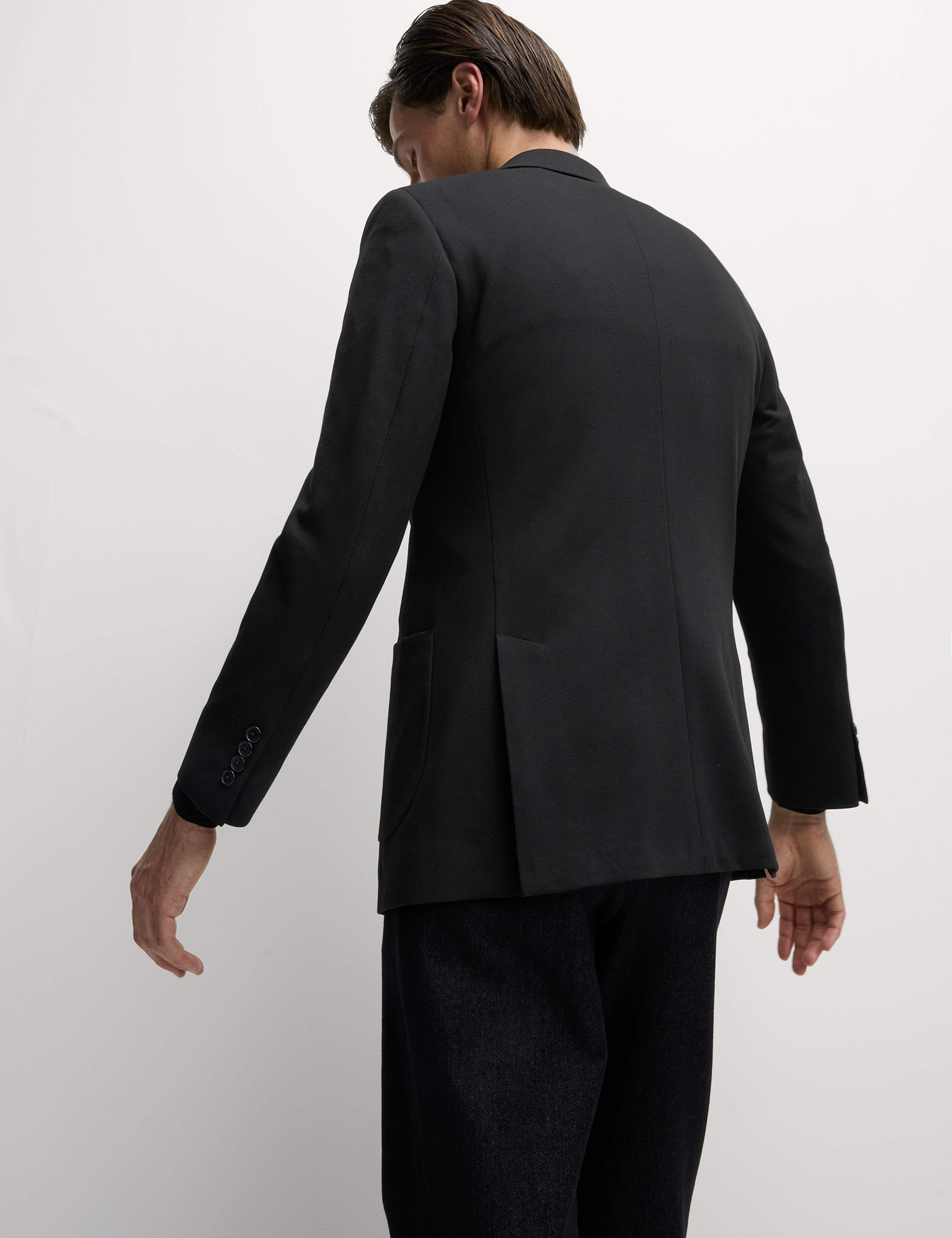 Tailored Fit Jersey Textured Blazer 5 of 7