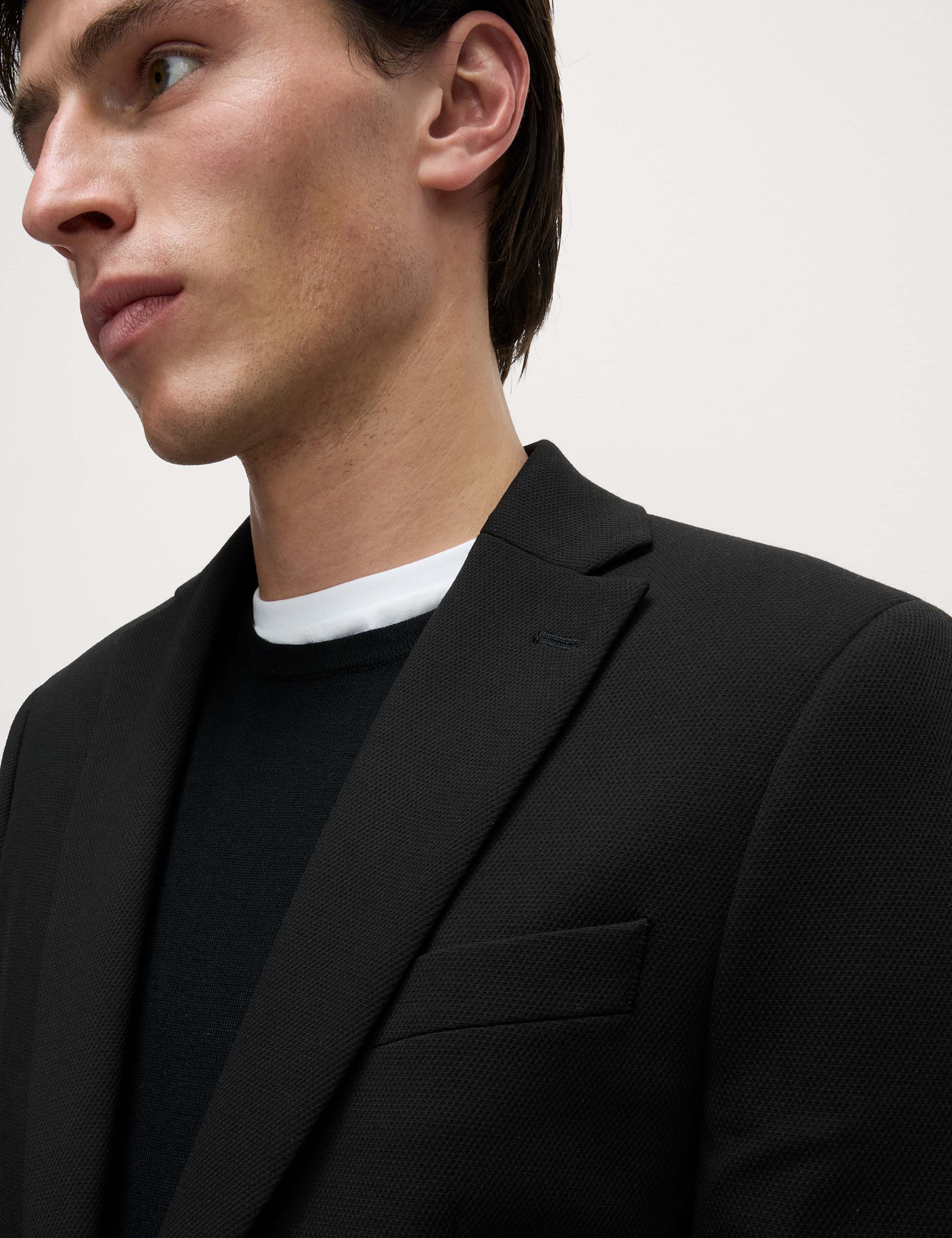 Tailored Fit Jersey Textured Blazer 7 of 7