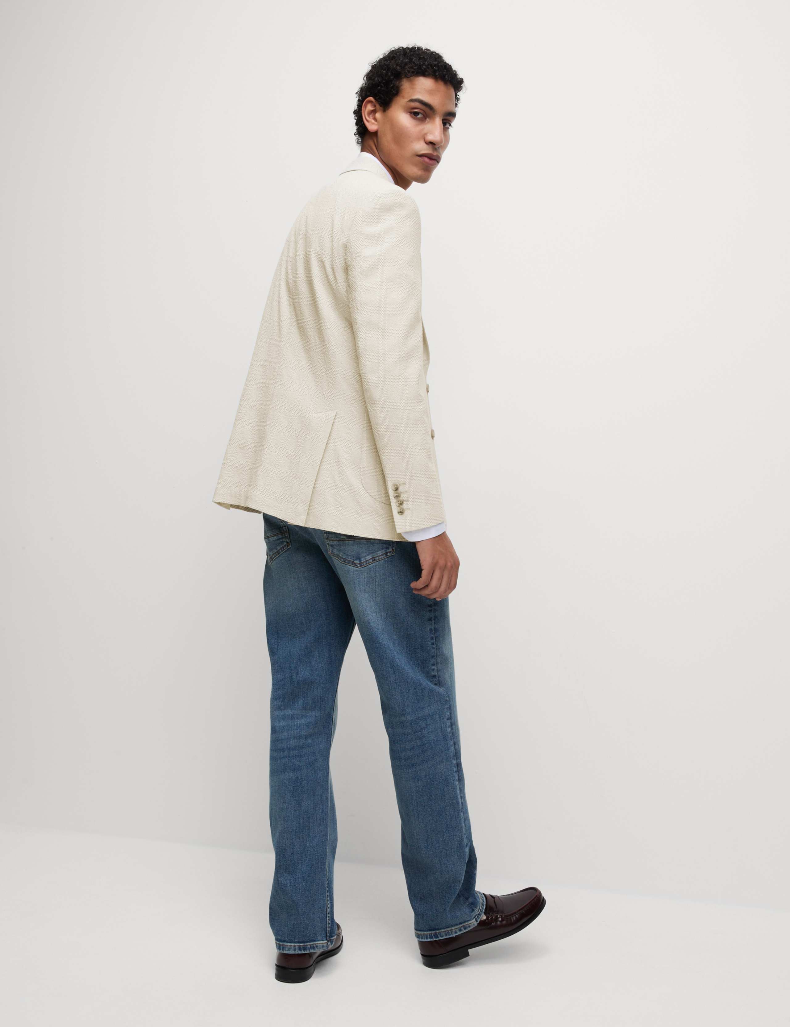 Cotton Rich Seersucker Blazer 6 of 7