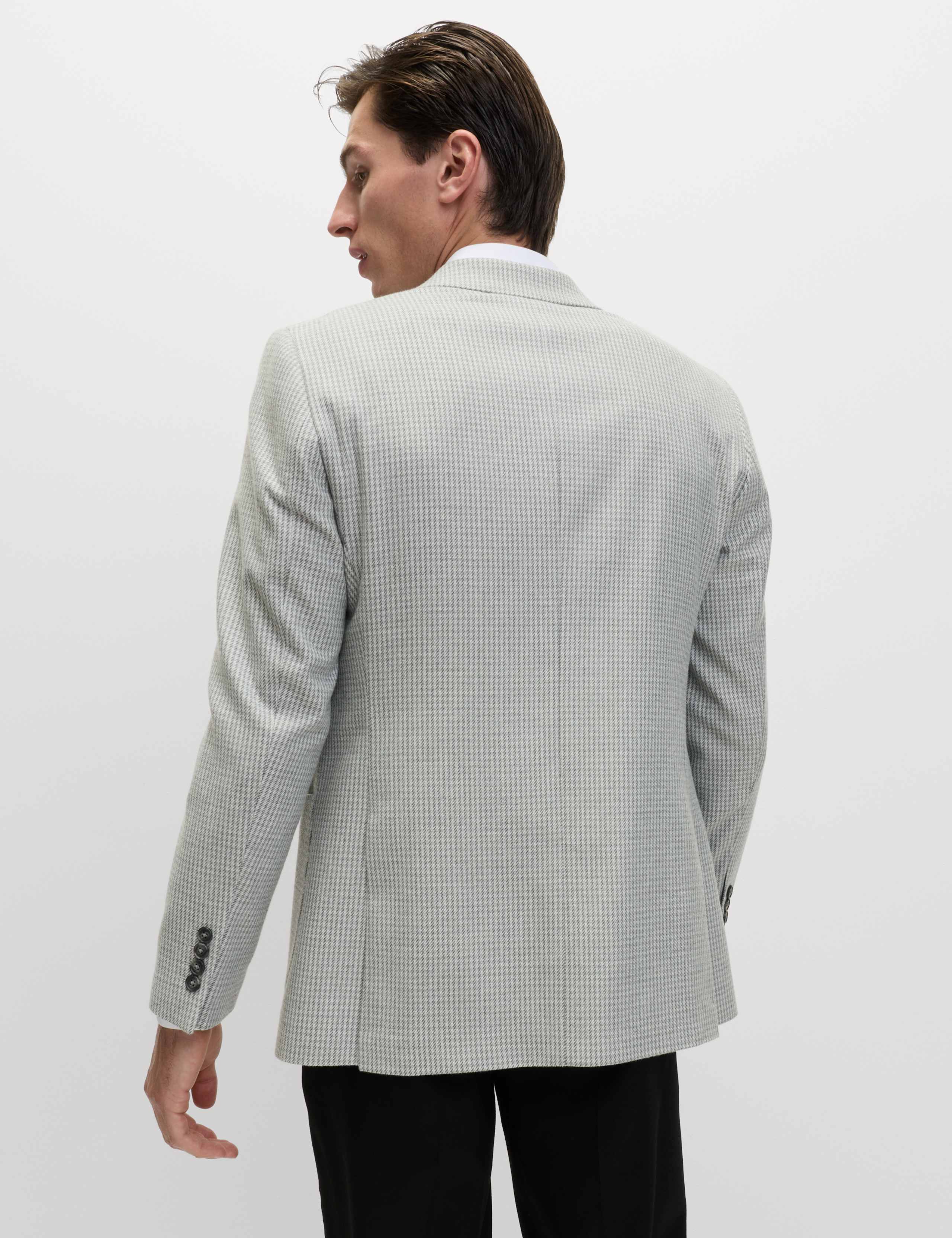 Tailored Fit Puppytooth Stretch Blazer 6 of 8