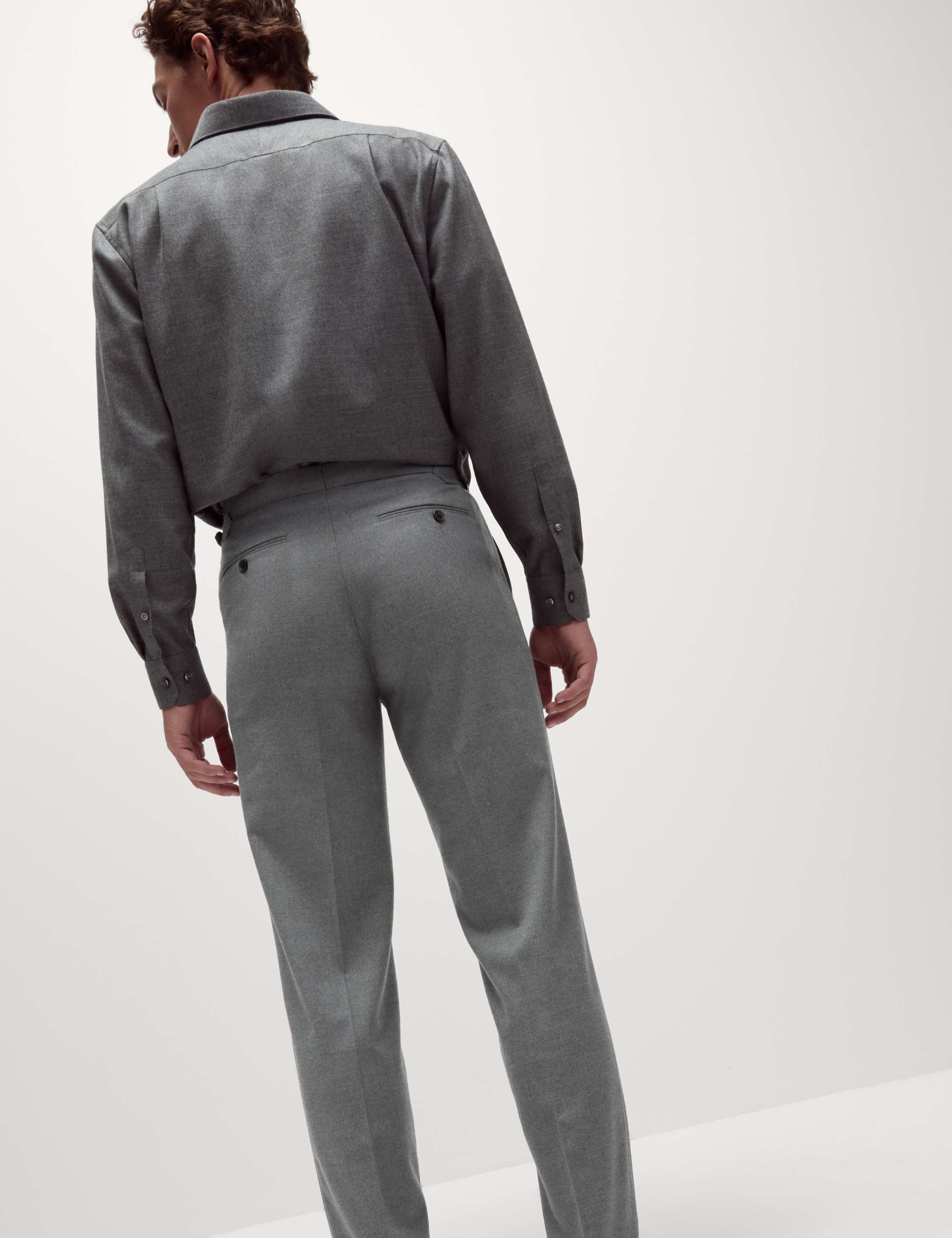 Tailored Fit Warm Handle Twill Trousers 6 of 8