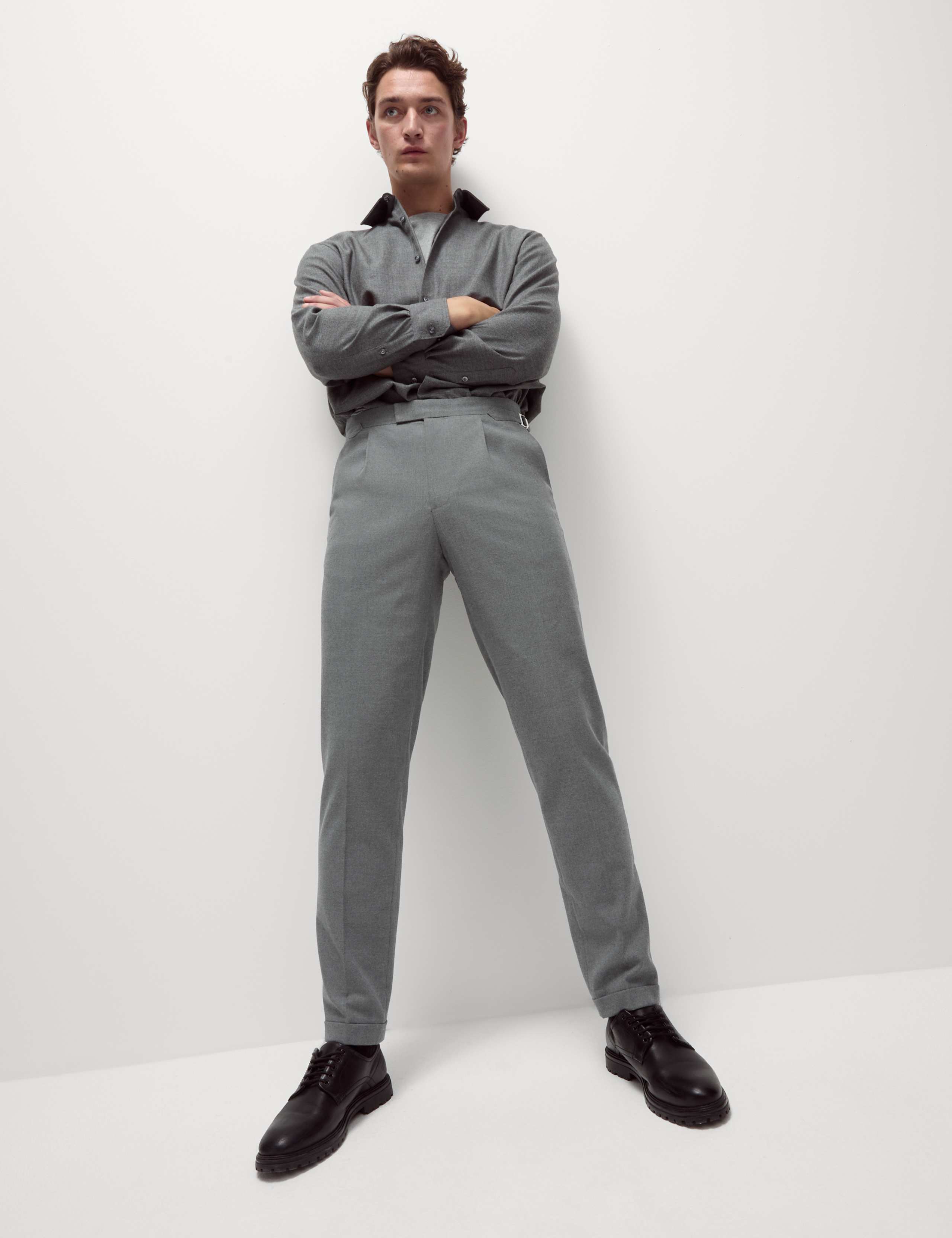 Tailored Fit Warm Handle Twill Trousers 8 of 8