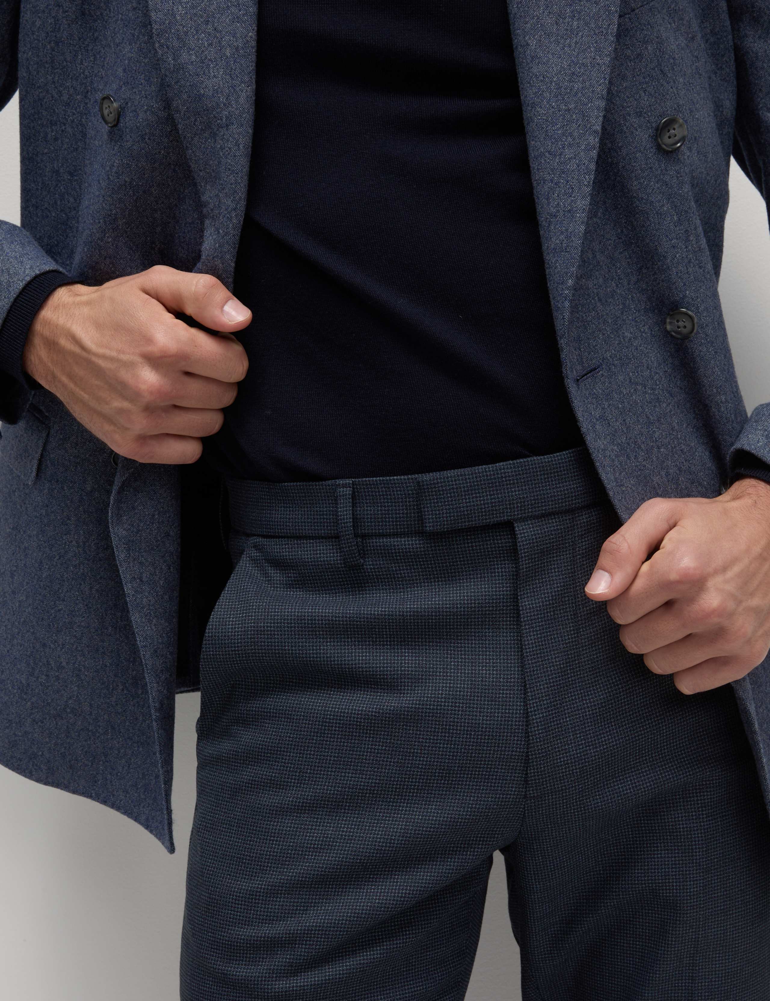 Tailored Fit Check Trousers 7 of 7