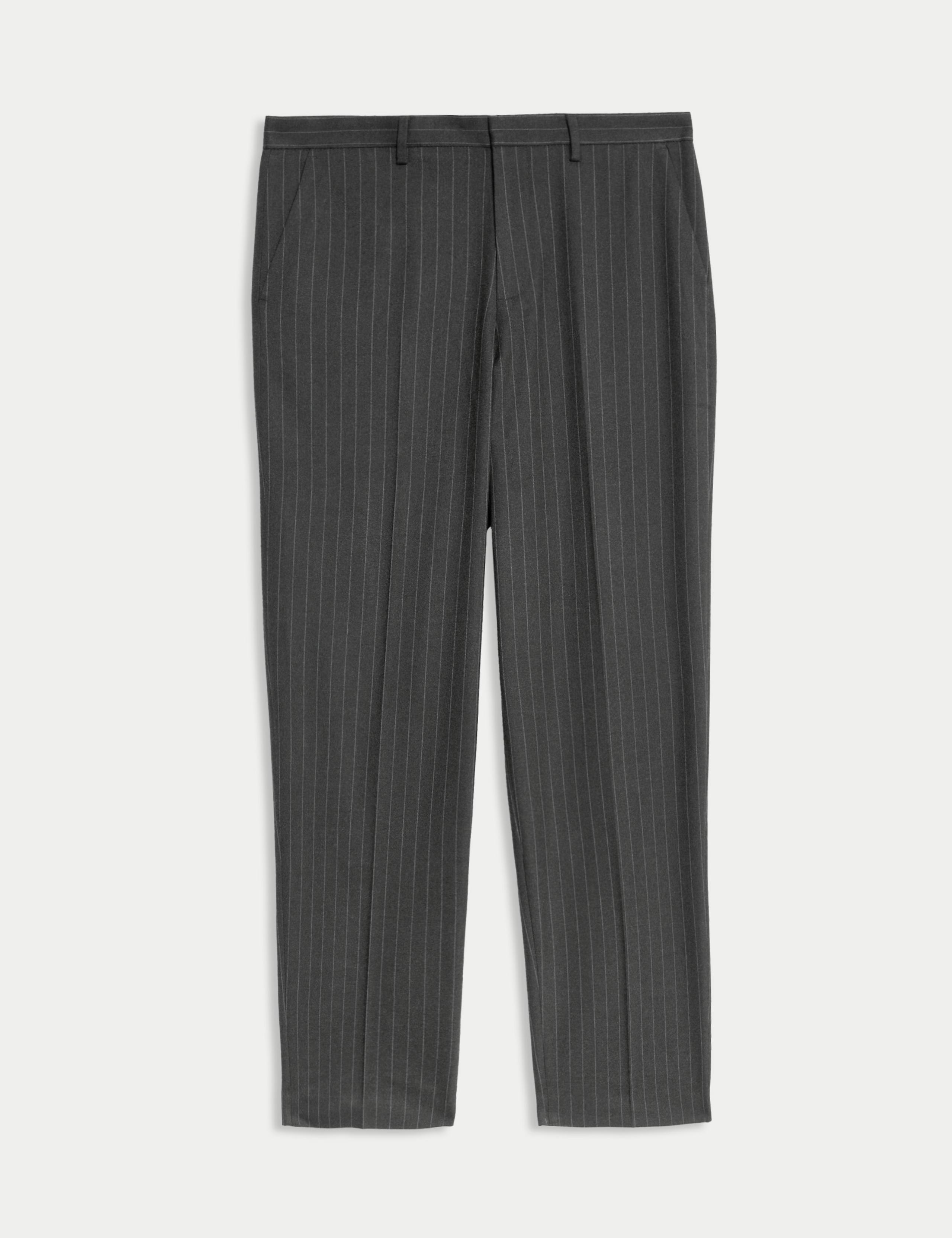 Slim Fit Pinstripe Trousers 2 of 5