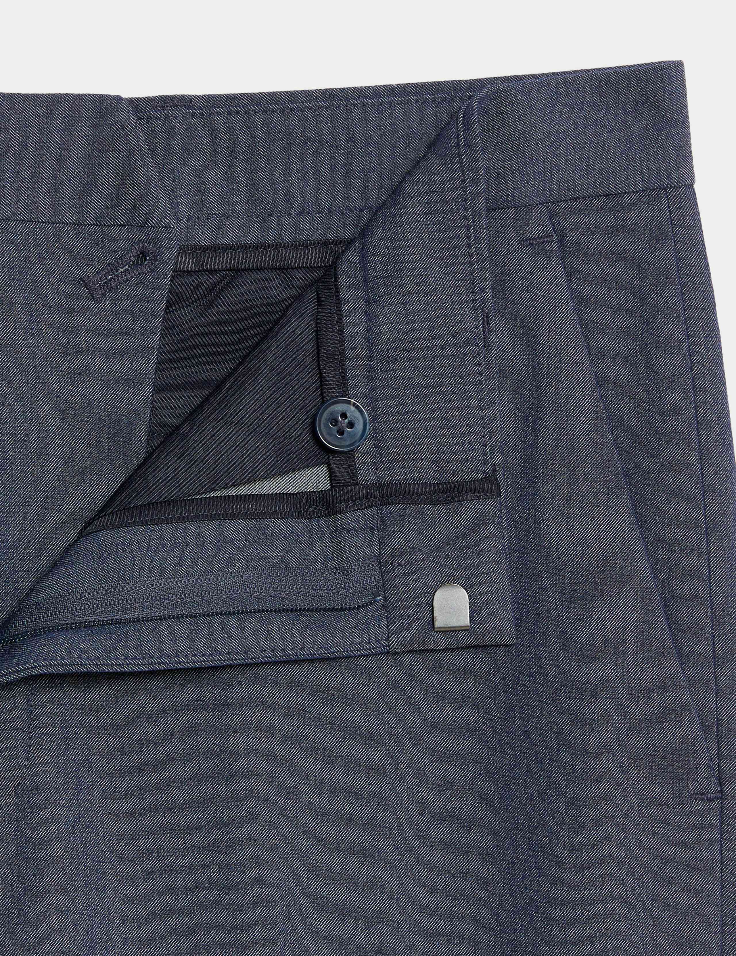 Tailored Fit Single Pleat Trousers 3 of 6
