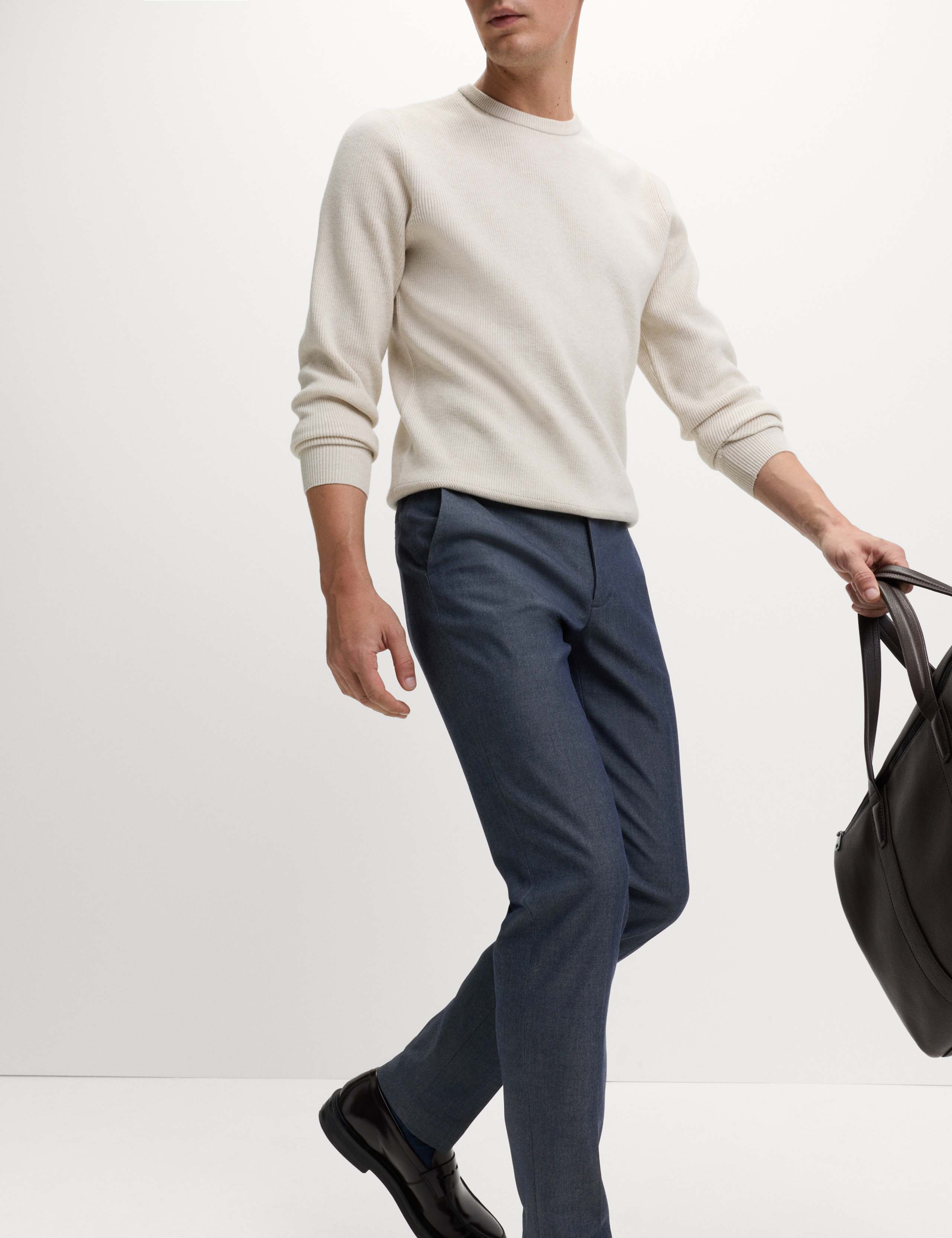 Tailored Fit Single Pleat Trousers 6 of 6