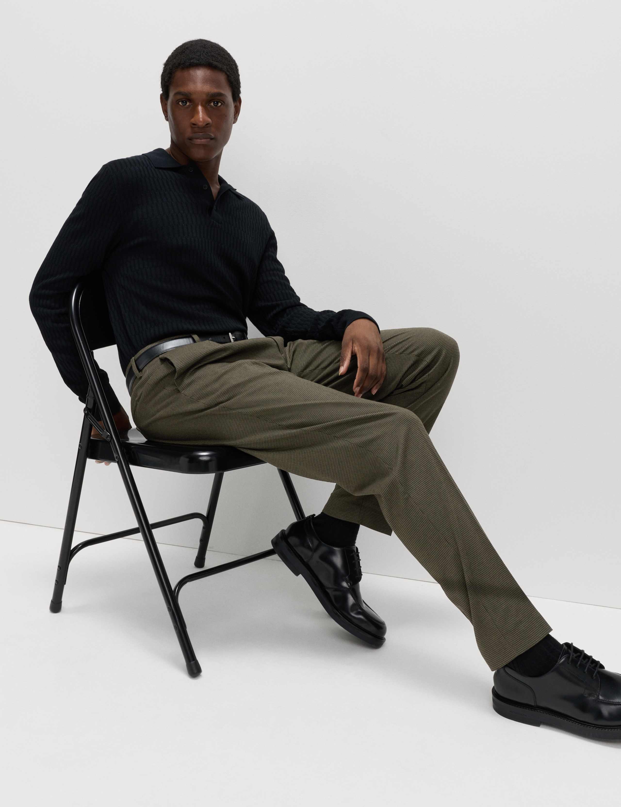 Tailored Fit Warm Handle Puppytooth Trousers 3 of 5