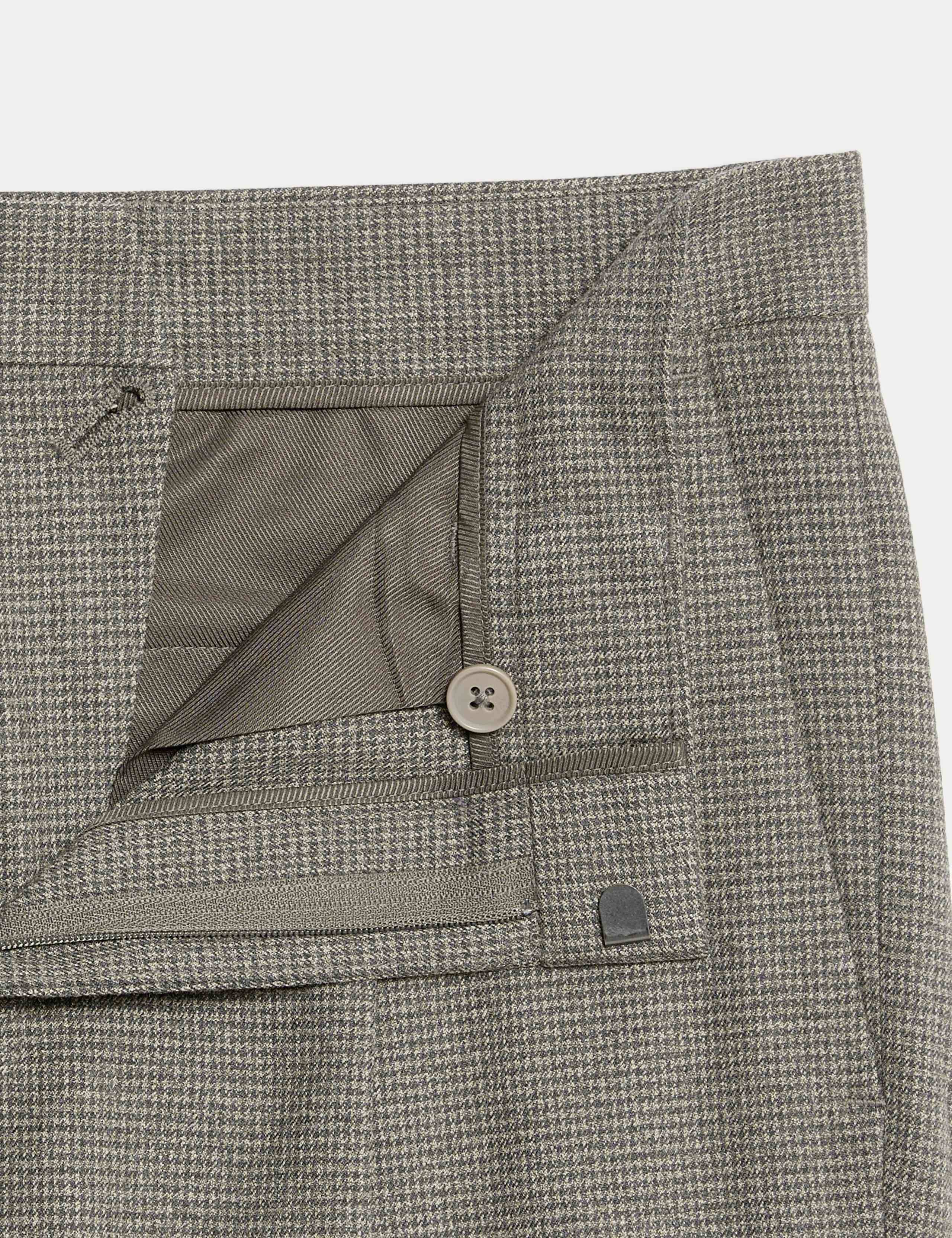 Tailored Fit Warm Handle Puppytooth Trousers 3 of 6