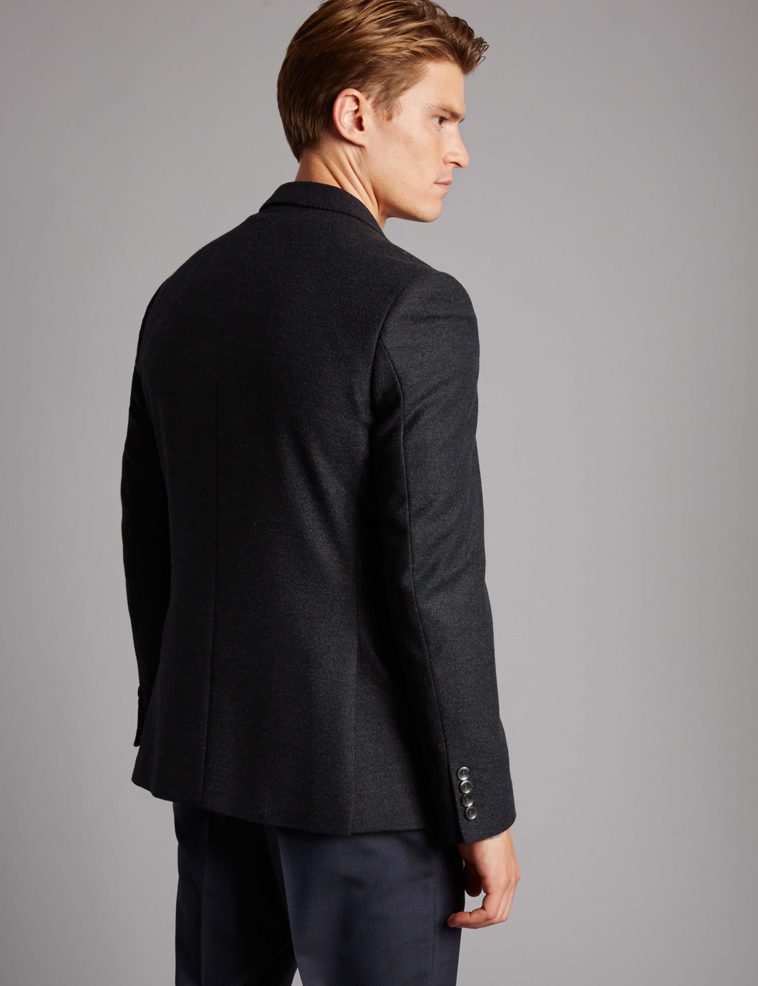 Wool Blend Textured Jacket 3 of 7